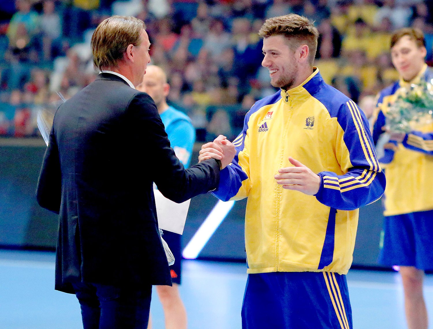 EM-kval Sverige-Slovakien 27-22,herr,Hovet,Stockholm,Sverige,Handboll,,2015,151553