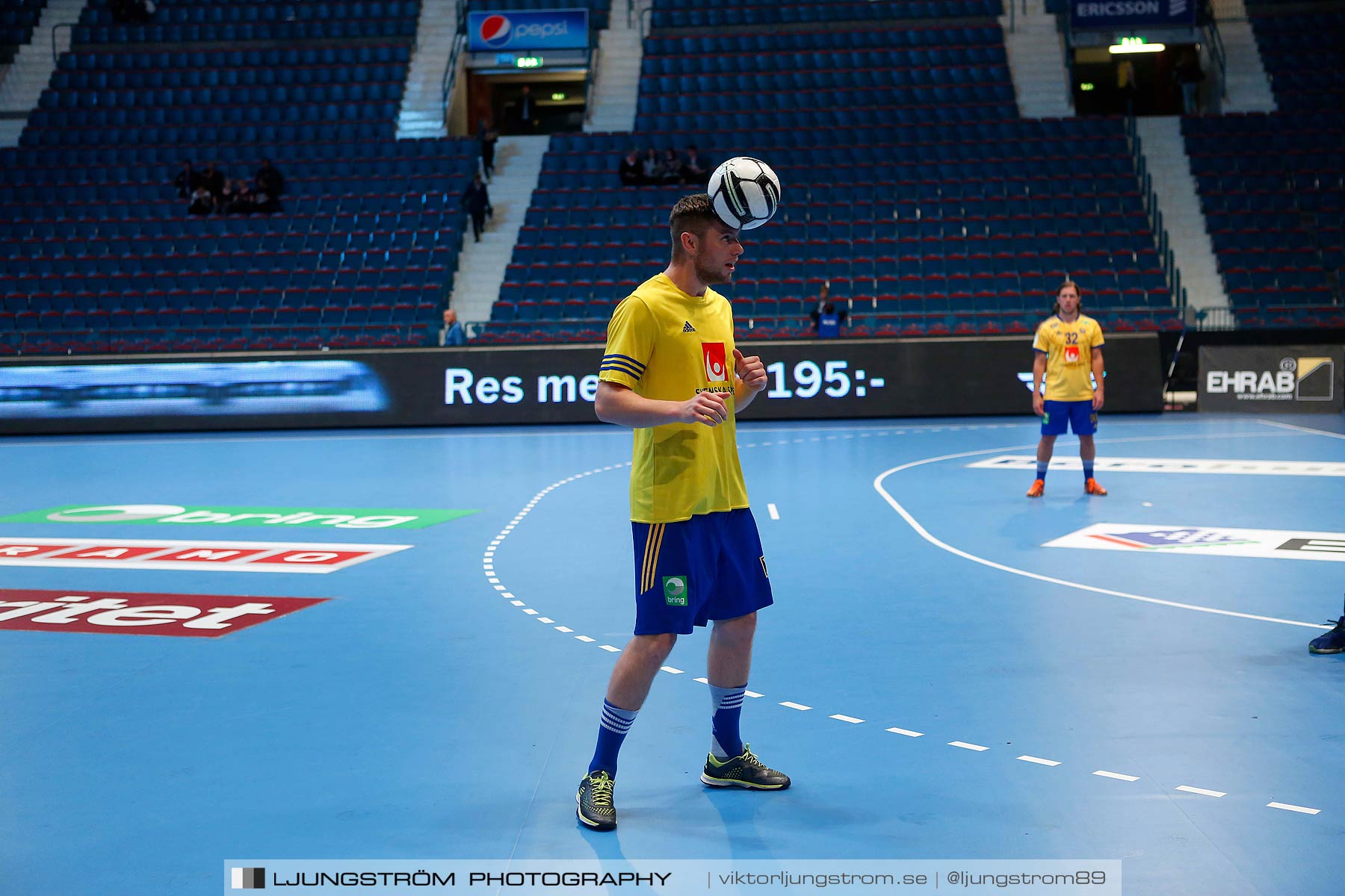 EM-kval Sverige-Slovakien 27-22,herr,Hovet,Stockholm,Sverige,Handboll,,2015,151582