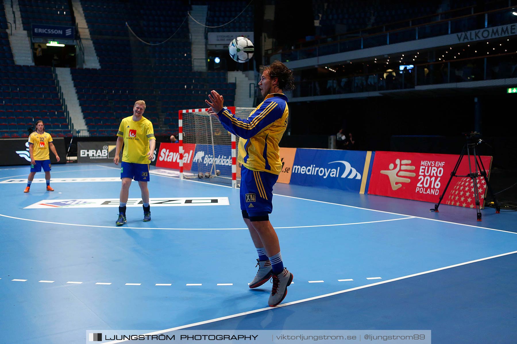 EM-kval Sverige-Slovakien 27-22,herr,Hovet,Stockholm,Sverige,Handboll,,2015,151588