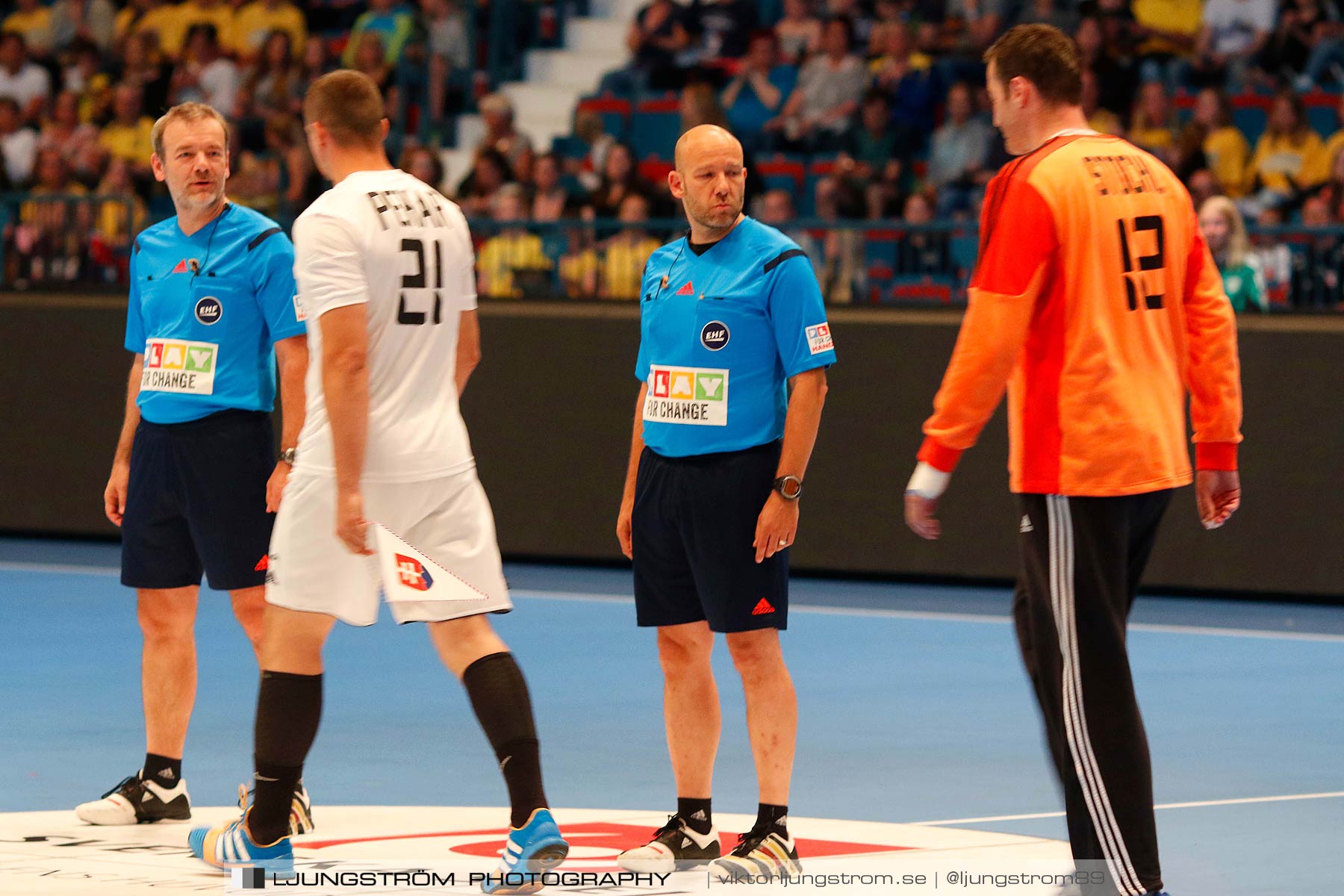 EM-kval Sverige-Slovakien 27-22,herr,Hovet,Stockholm,Sverige,Handboll,,2015,151732