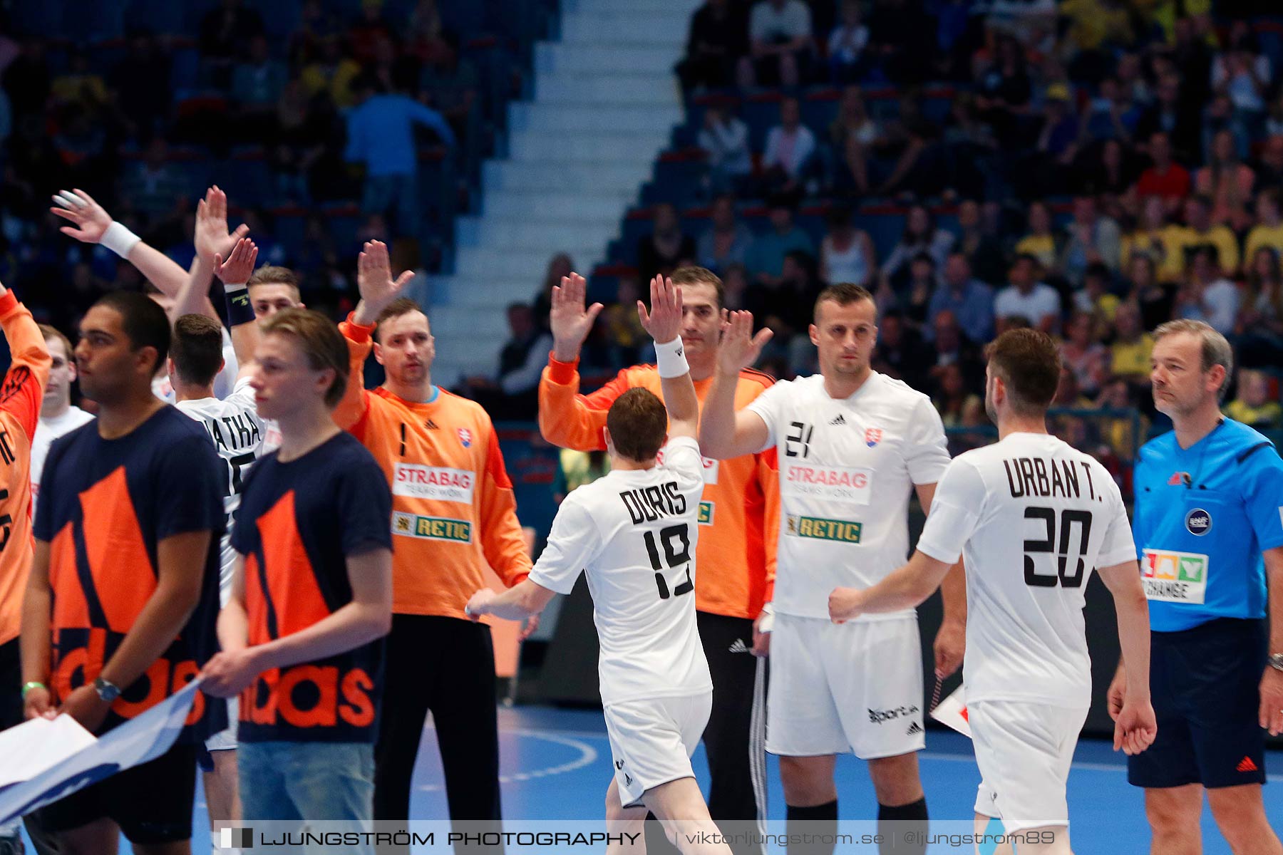 EM-kval Sverige-Slovakien 27-22,herr,Hovet,Stockholm,Sverige,Handboll,,2015,151738