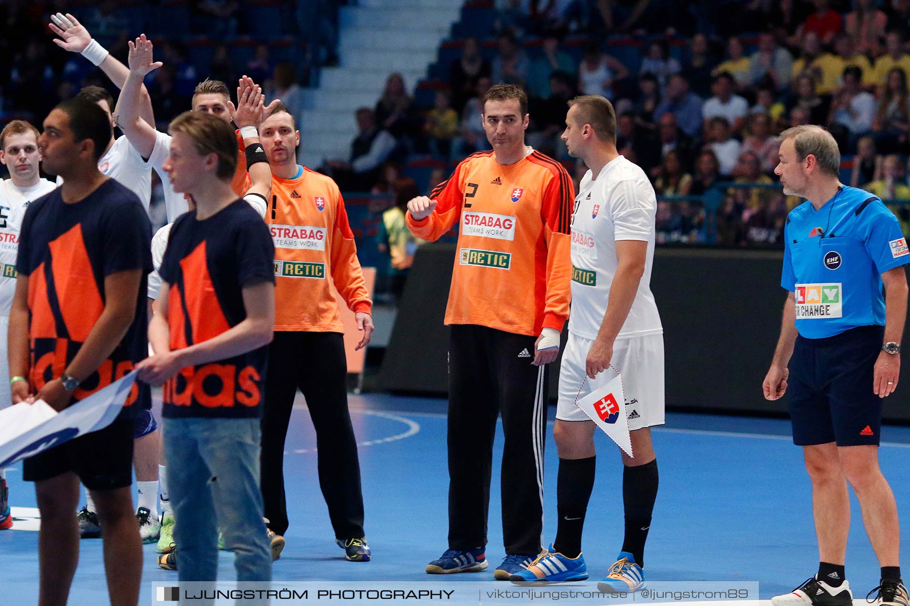 EM-kval Sverige-Slovakien 27-22,herr,Hovet,Stockholm,Sverige,Handboll,,2015,151744