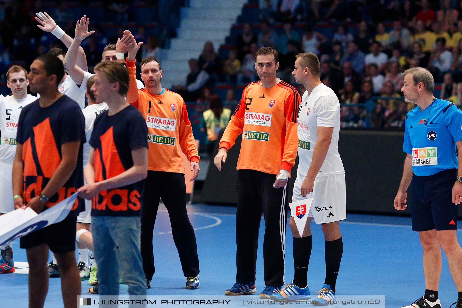 EM-kval Sverige-Slovakien 27-22,herr,Hovet,Stockholm,Sverige,Handboll,,2015,151745