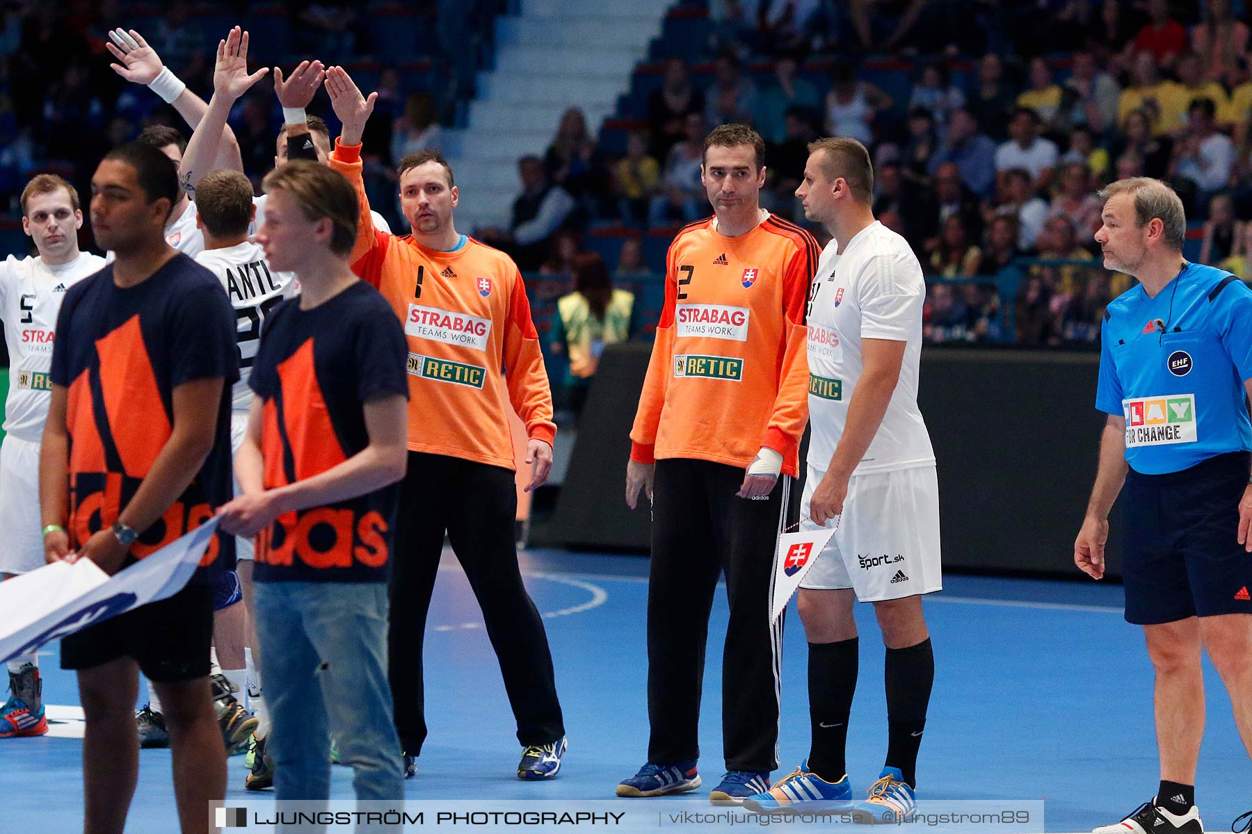 EM-kval Sverige-Slovakien 27-22,herr,Hovet,Stockholm,Sverige,Handboll,,2015,151746