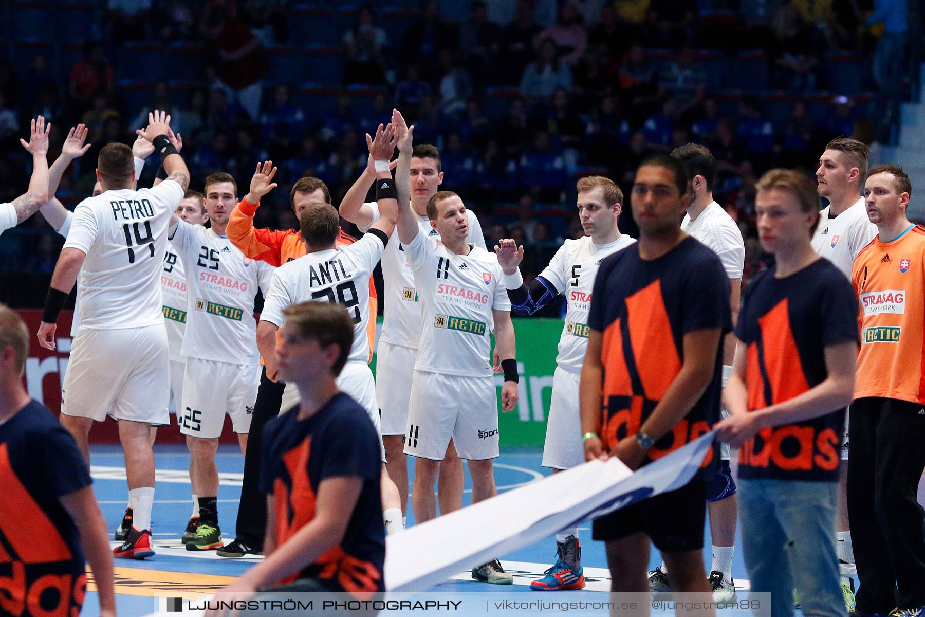 EM-kval Sverige-Slovakien 27-22,herr,Hovet,Stockholm,Sverige,Handboll,,2015,151748