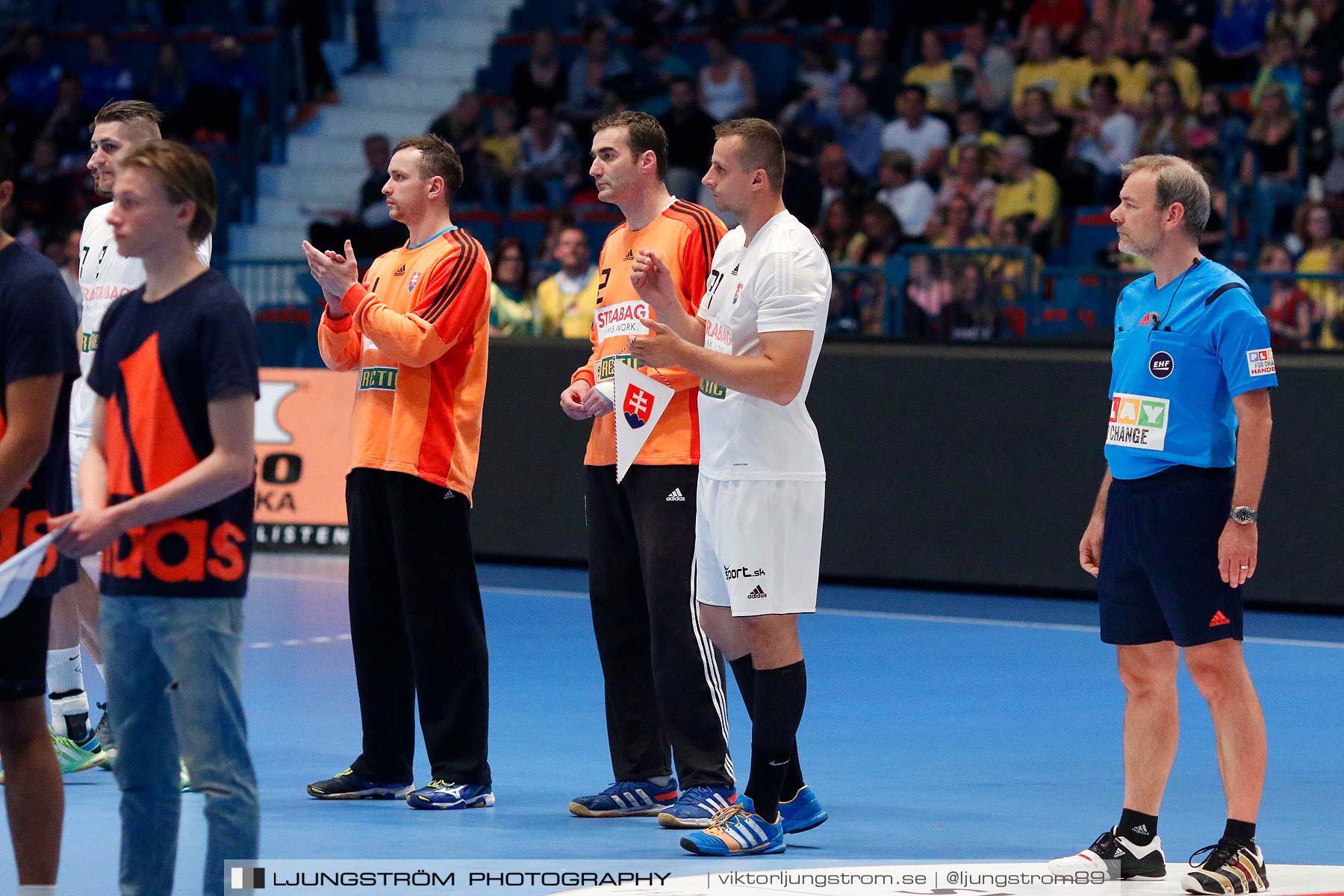 EM-kval Sverige-Slovakien 27-22,herr,Hovet,Stockholm,Sverige,Handboll,,2015,151755