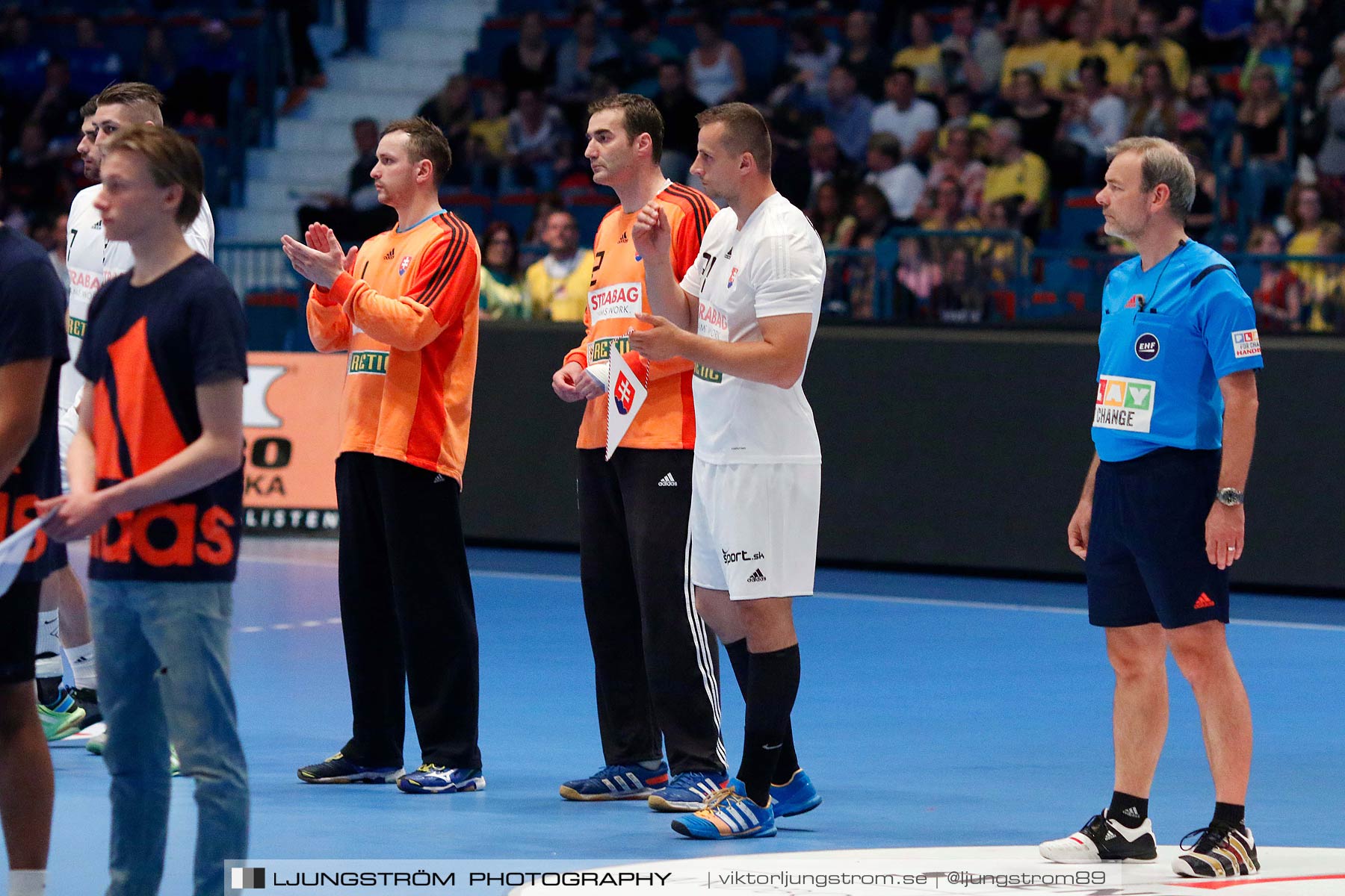 EM-kval Sverige-Slovakien 27-22,herr,Hovet,Stockholm,Sverige,Handboll,,2015,151756