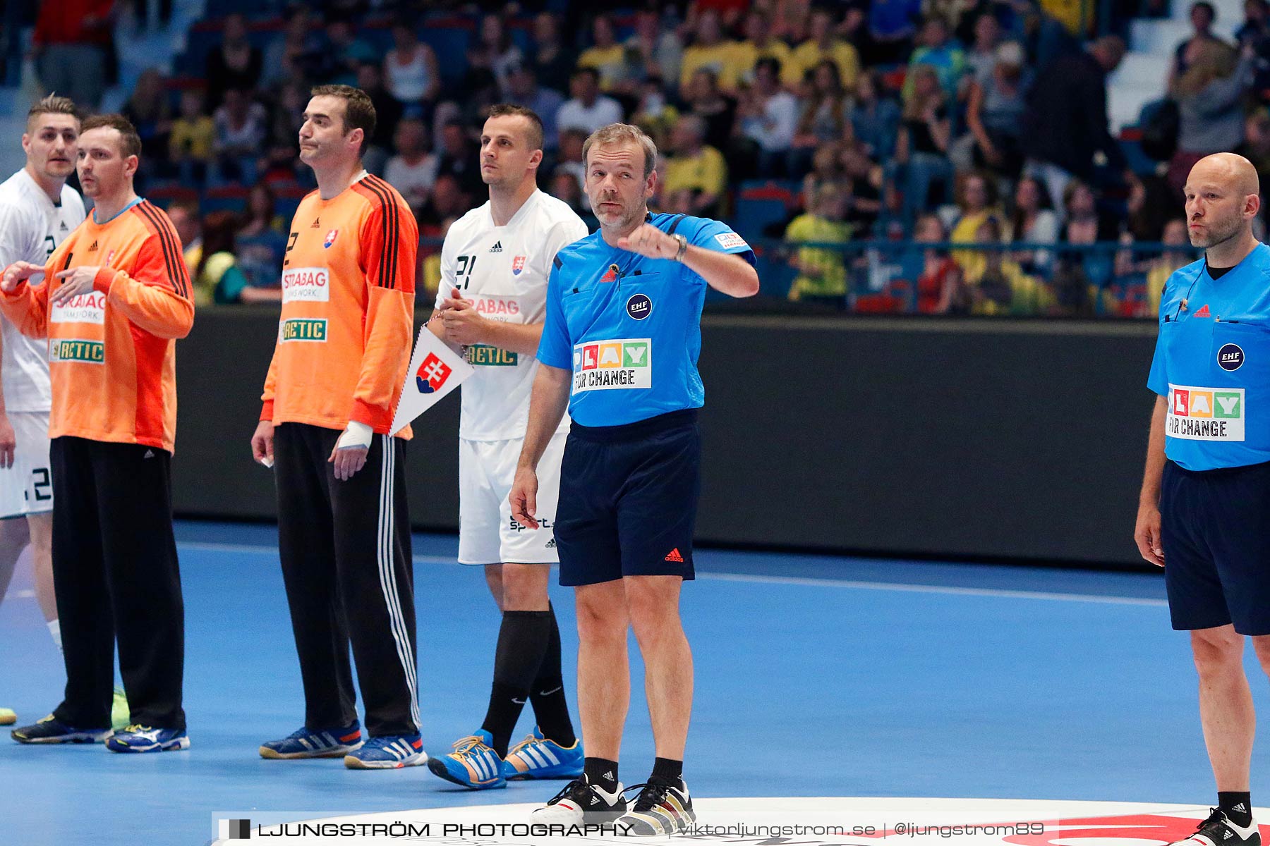 EM-kval Sverige-Slovakien 27-22,herr,Hovet,Stockholm,Sverige,Handboll,,2015,151758