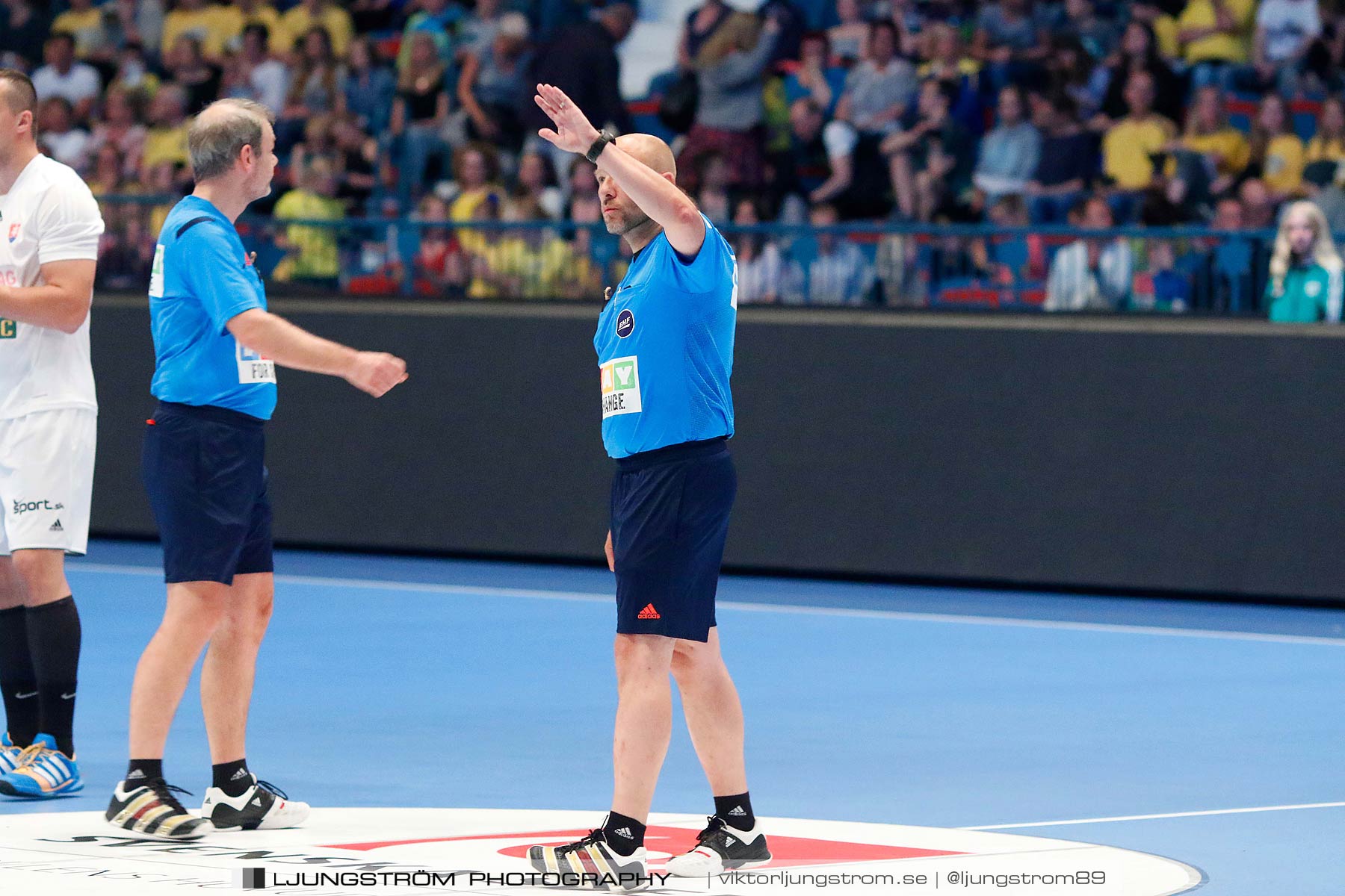 EM-kval Sverige-Slovakien 27-22,herr,Hovet,Stockholm,Sverige,Handboll,,2015,151761