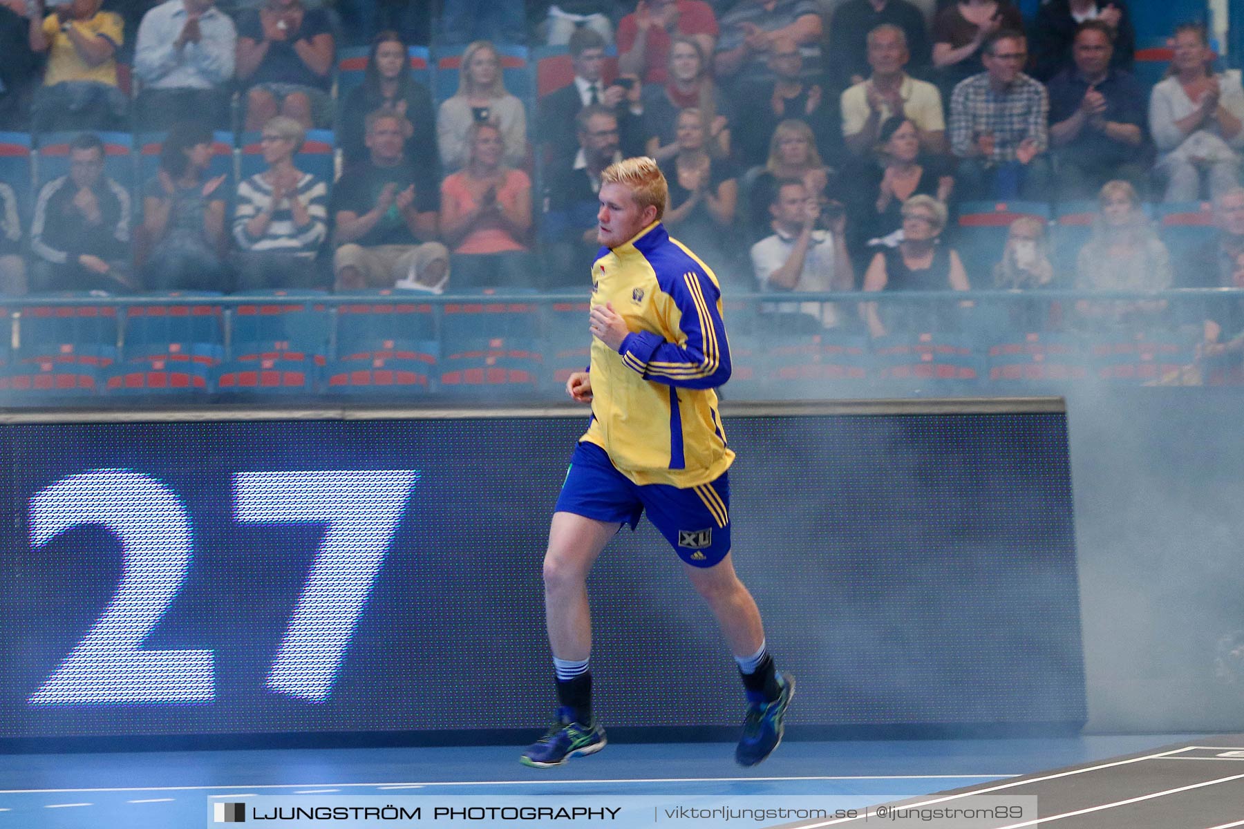 EM-kval Sverige-Slovakien 27-22,herr,Hovet,Stockholm,Sverige,Handboll,,2015,151837