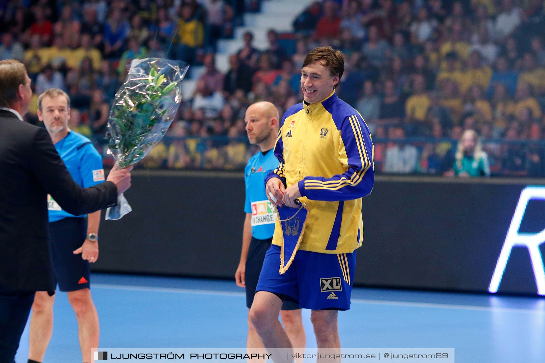 EM-kval Sverige-Slovakien 27-22,herr,Hovet,Stockholm,Sverige,Handboll,,2015,151878