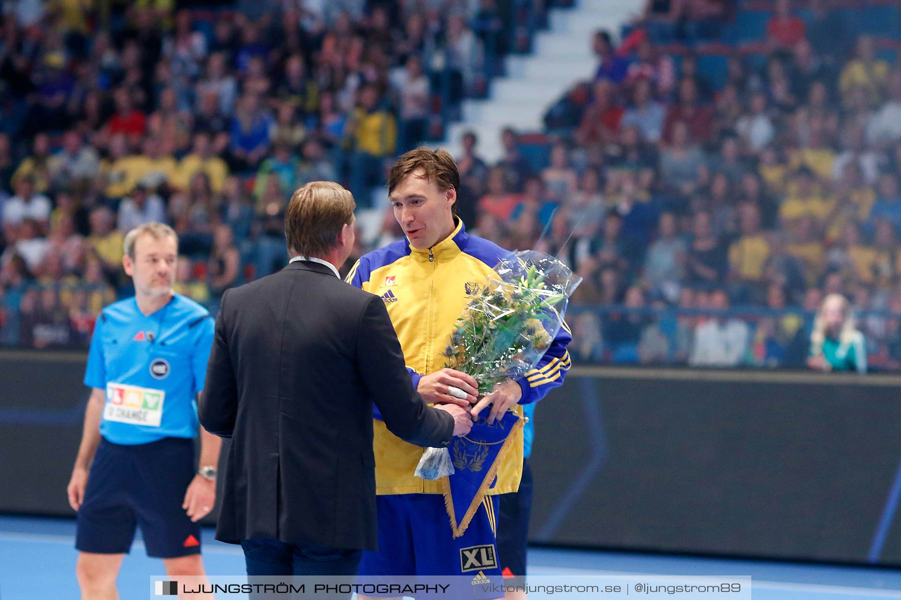 EM-kval Sverige-Slovakien 27-22,herr,Hovet,Stockholm,Sverige,Handboll,,2015,151882