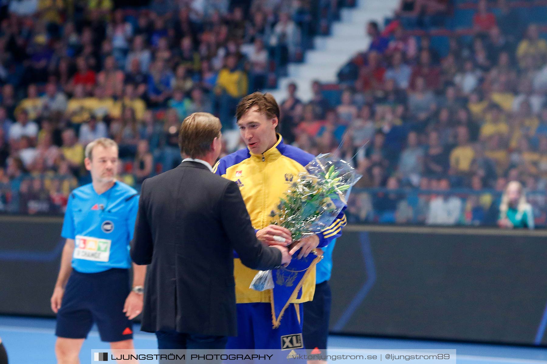 EM-kval Sverige-Slovakien 27-22,herr,Hovet,Stockholm,Sverige,Handboll,,2015,151883