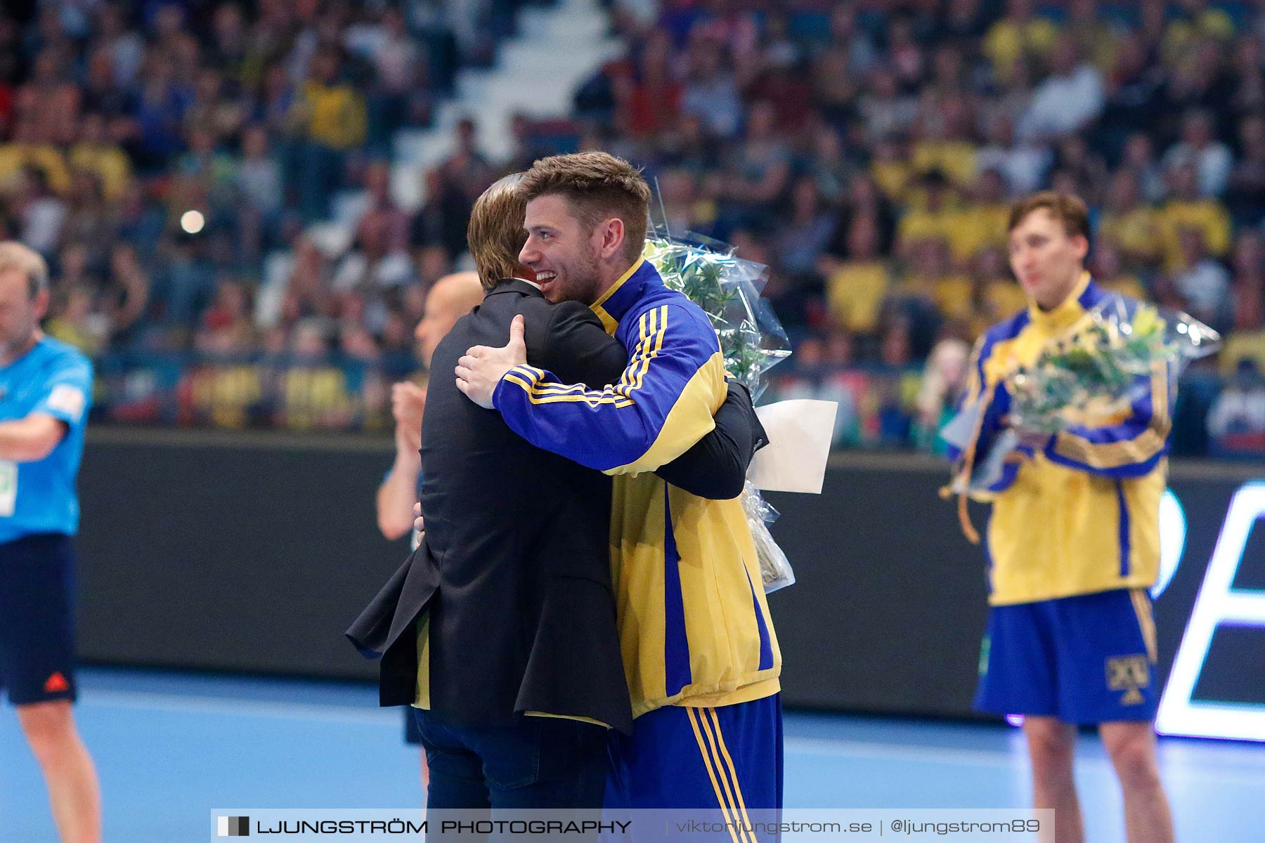 EM-kval Sverige-Slovakien 27-22,herr,Hovet,Stockholm,Sverige,Handboll,,2015,151919