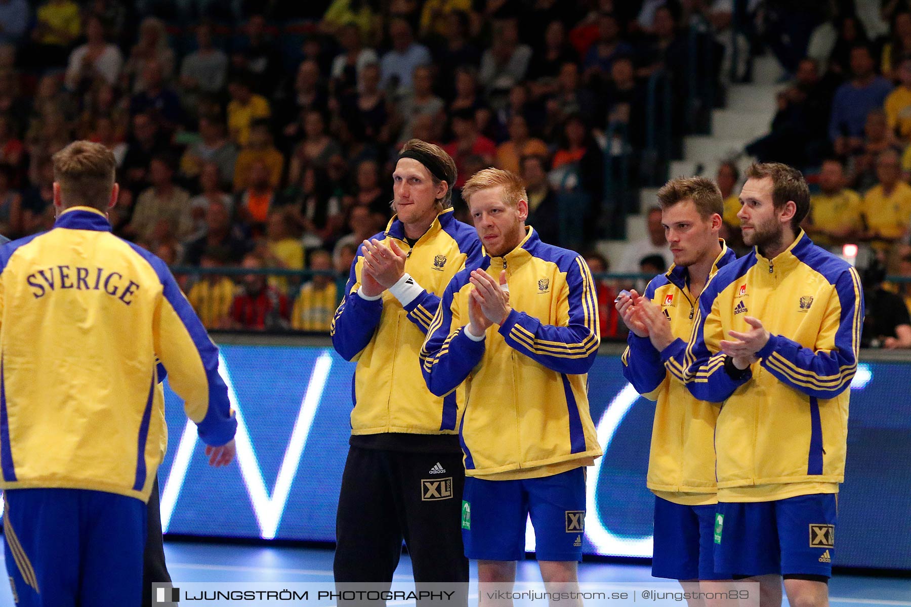 EM-kval Sverige-Slovakien 27-22,herr,Hovet,Stockholm,Sverige,Handboll,,2015,151939