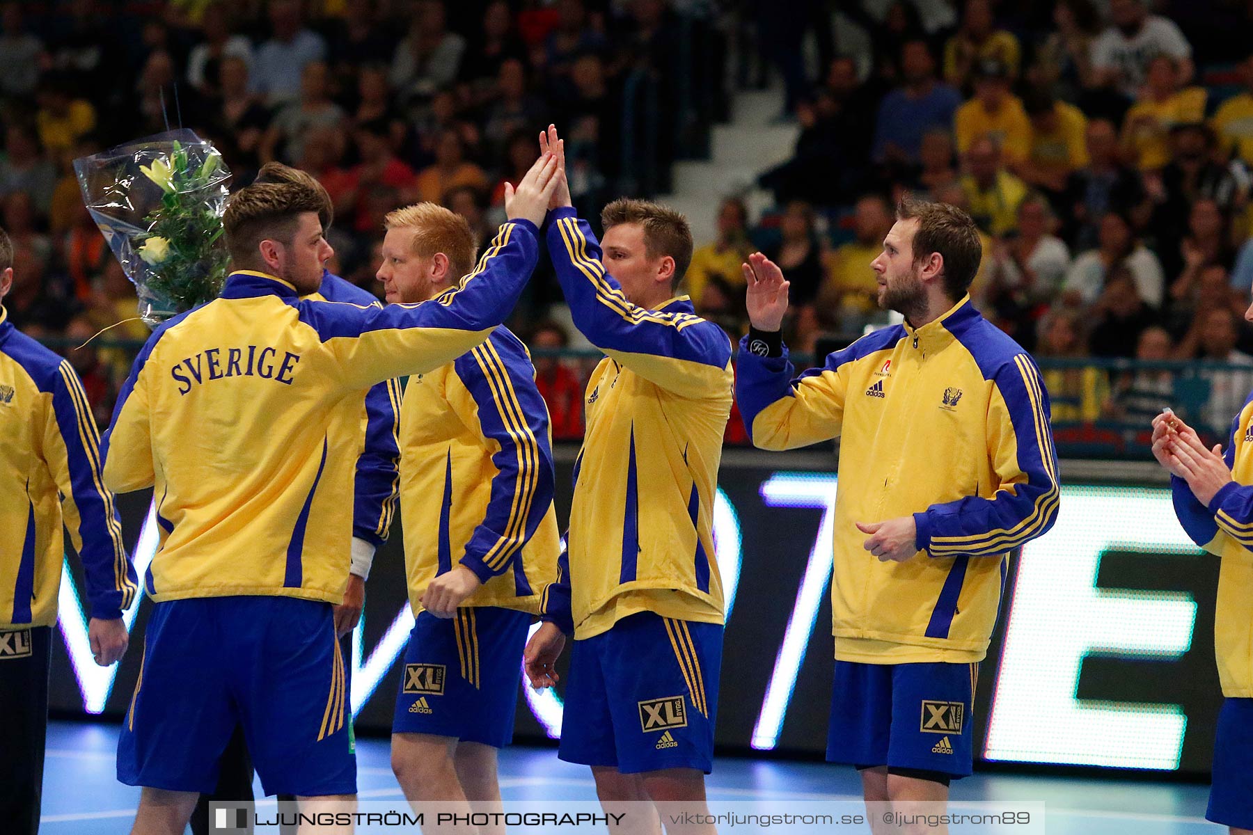 EM-kval Sverige-Slovakien 27-22,herr,Hovet,Stockholm,Sverige,Handboll,,2015,151947