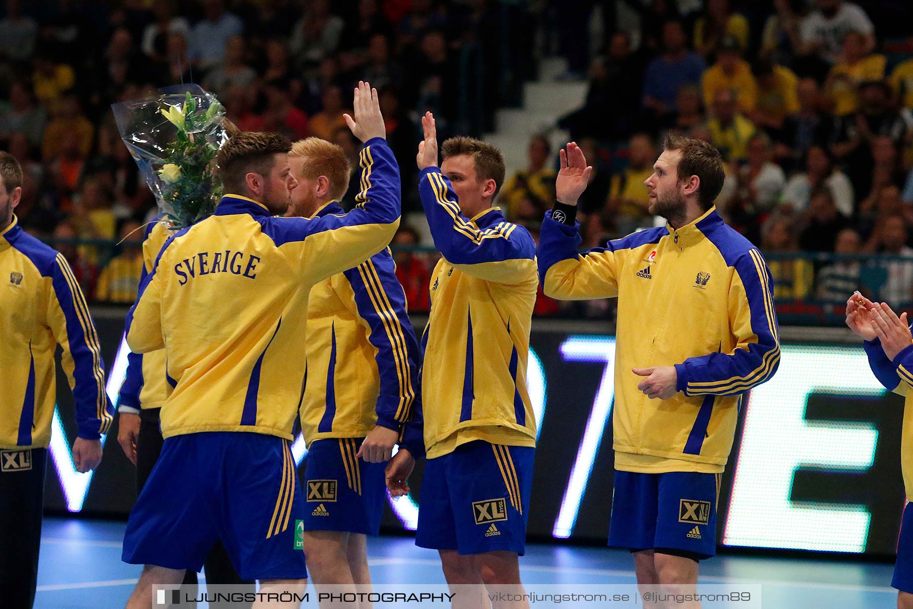 EM-kval Sverige-Slovakien 27-22,herr,Hovet,Stockholm,Sverige,Handboll,,2015,151948