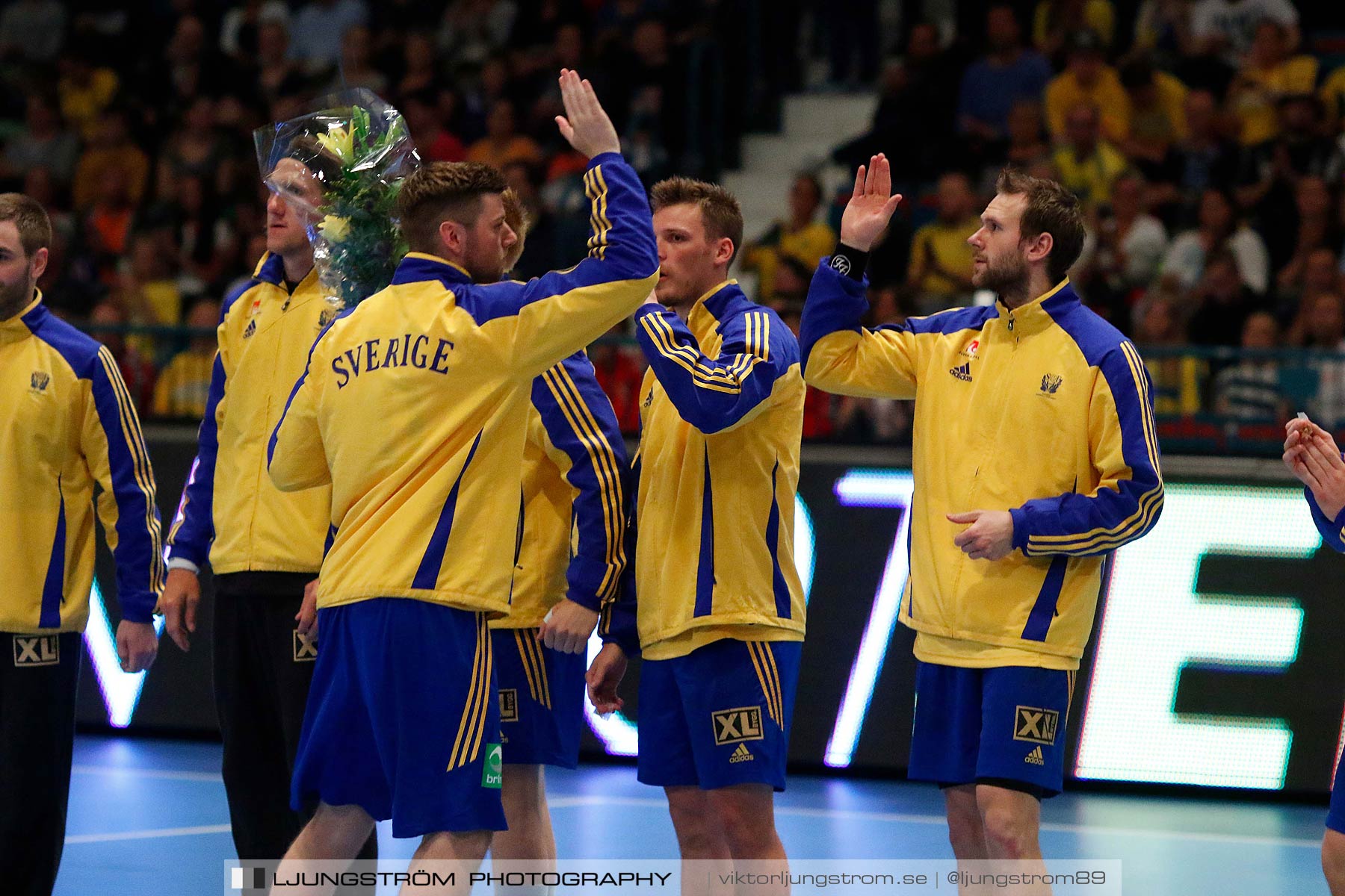 EM-kval Sverige-Slovakien 27-22,herr,Hovet,Stockholm,Sverige,Handboll,,2015,151949