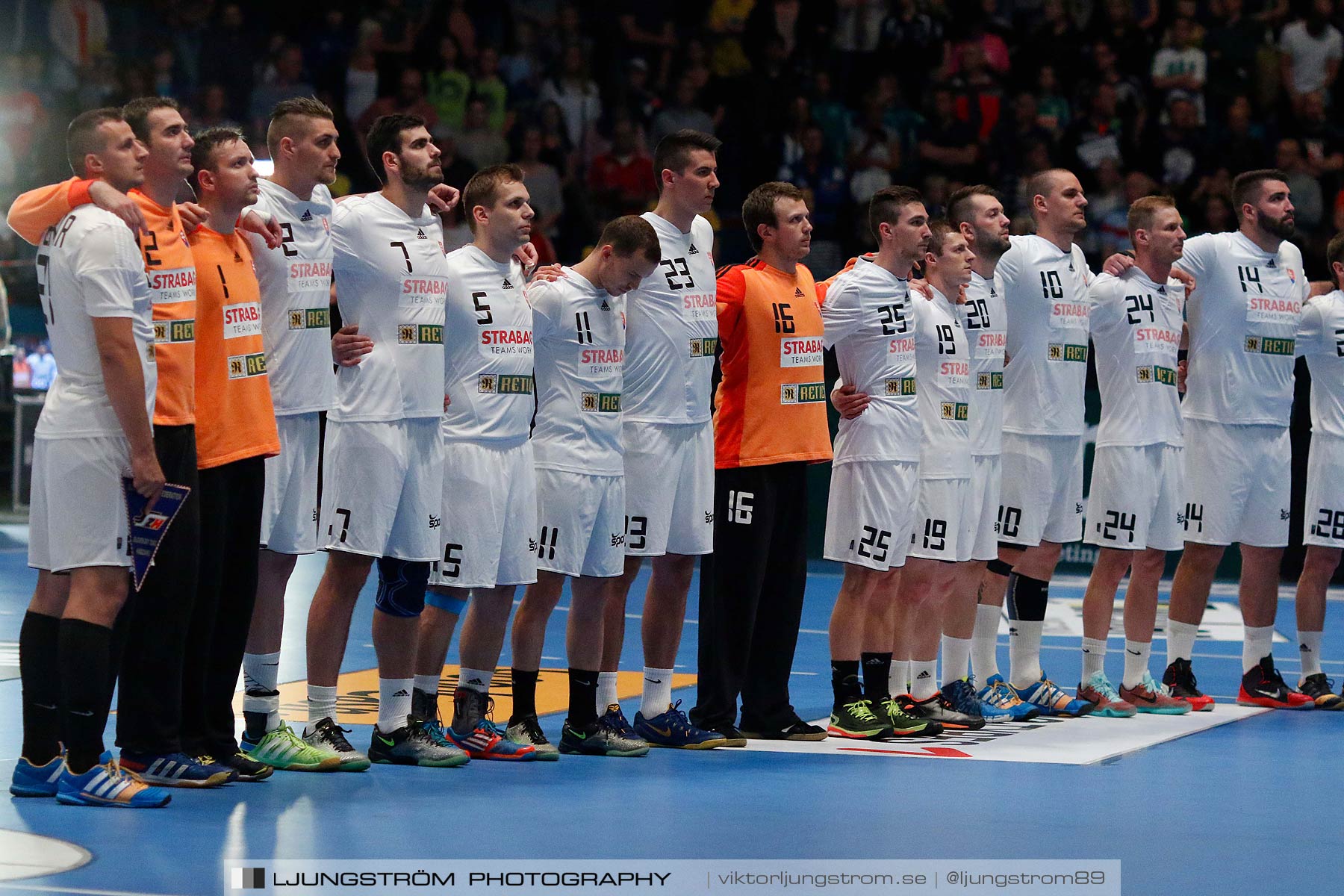 EM-kval Sverige-Slovakien 27-22,herr,Hovet,Stockholm,Sverige,Handboll,,2015,151950