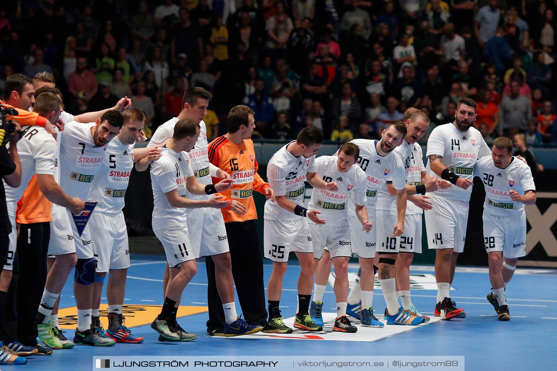 EM-kval Sverige-Slovakien 27-22,herr,Hovet,Stockholm,Sverige,Handboll,,2015,151970