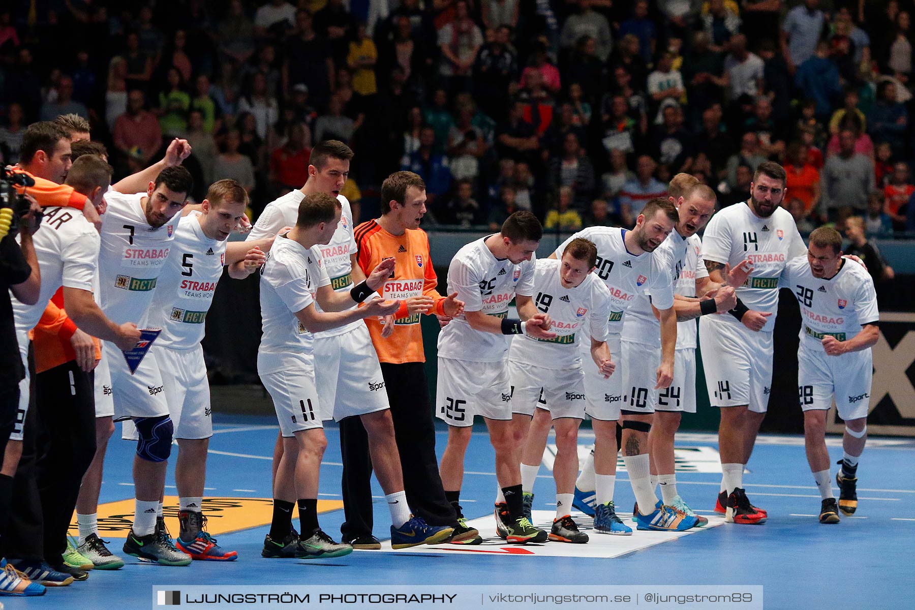 EM-kval Sverige-Slovakien 27-22,herr,Hovet,Stockholm,Sverige,Handboll,,2015,151971