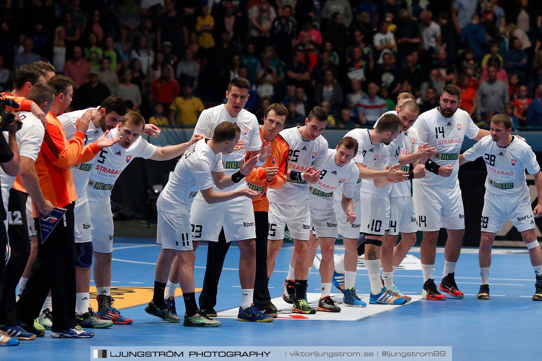 EM-kval Sverige-Slovakien 27-22,herr,Hovet,Stockholm,Sverige,Handboll,,2015,151977