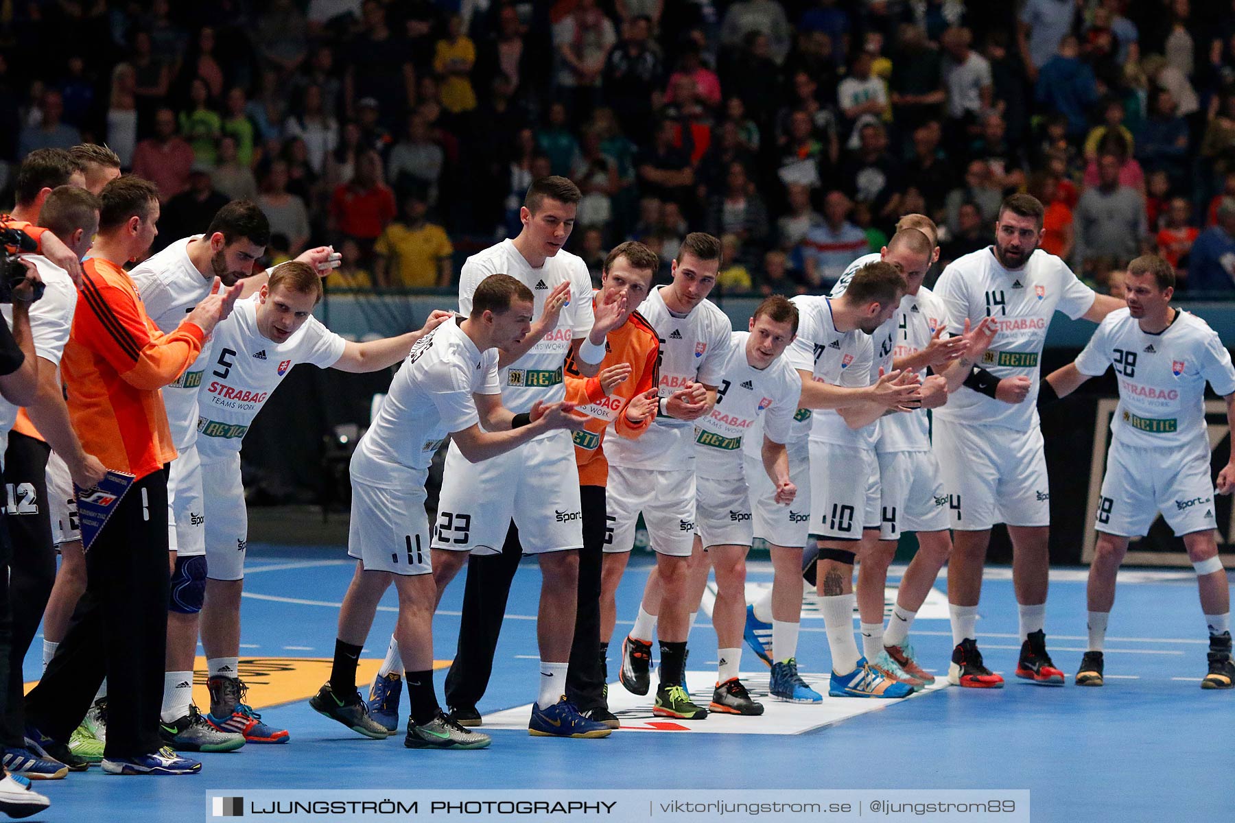 EM-kval Sverige-Slovakien 27-22,herr,Hovet,Stockholm,Sverige,Handboll,,2015,151978