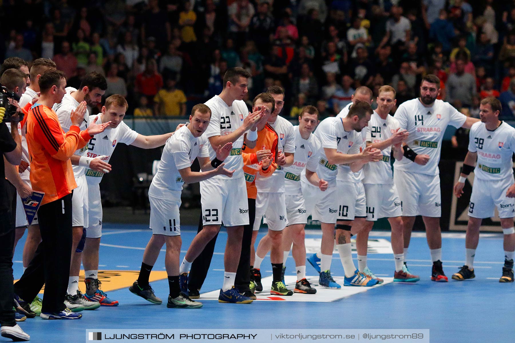 EM-kval Sverige-Slovakien 27-22,herr,Hovet,Stockholm,Sverige,Handboll,,2015,151980