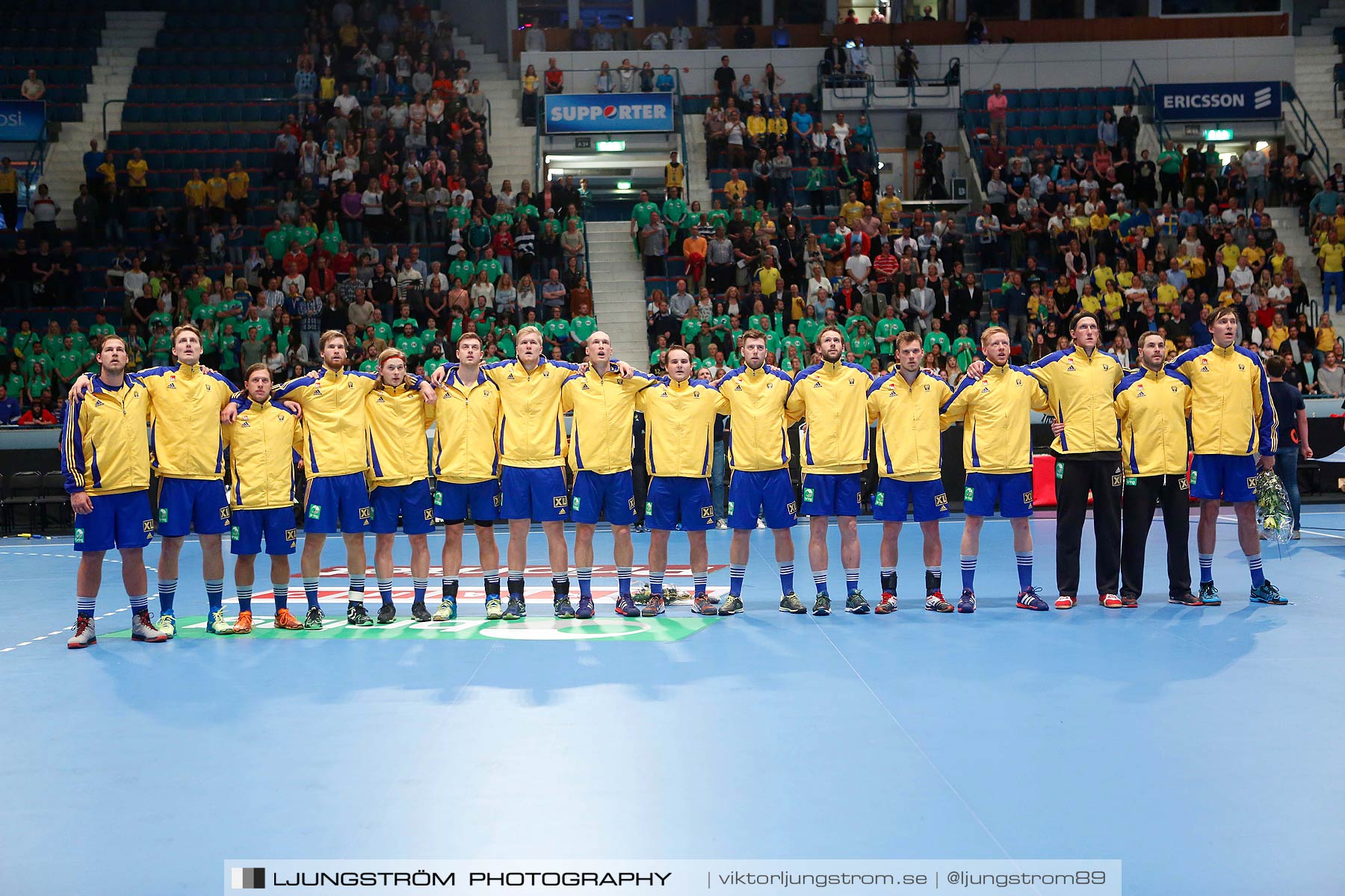 EM-kval Sverige-Slovakien 27-22,herr,Hovet,Stockholm,Sverige,Handboll,,2015,151988