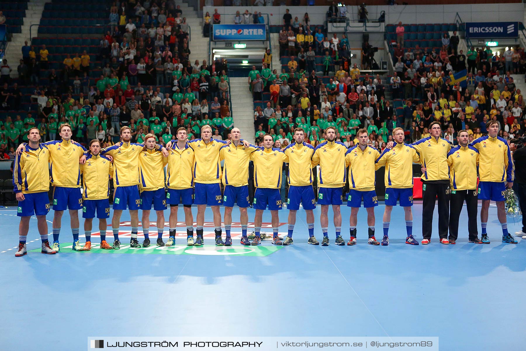 EM-kval Sverige-Slovakien 27-22,herr,Hovet,Stockholm,Sverige,Handboll,,2015,151989