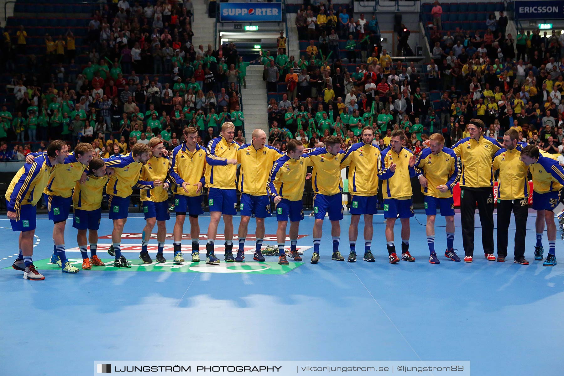 EM-kval Sverige-Slovakien 27-22,herr,Hovet,Stockholm,Sverige,Handboll,,2015,152002