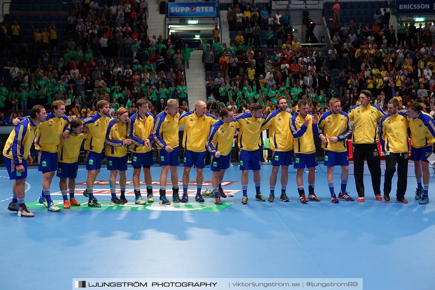 EM-kval Sverige-Slovakien 27-22,herr,Hovet,Stockholm,Sverige,Handboll,,2015,152004