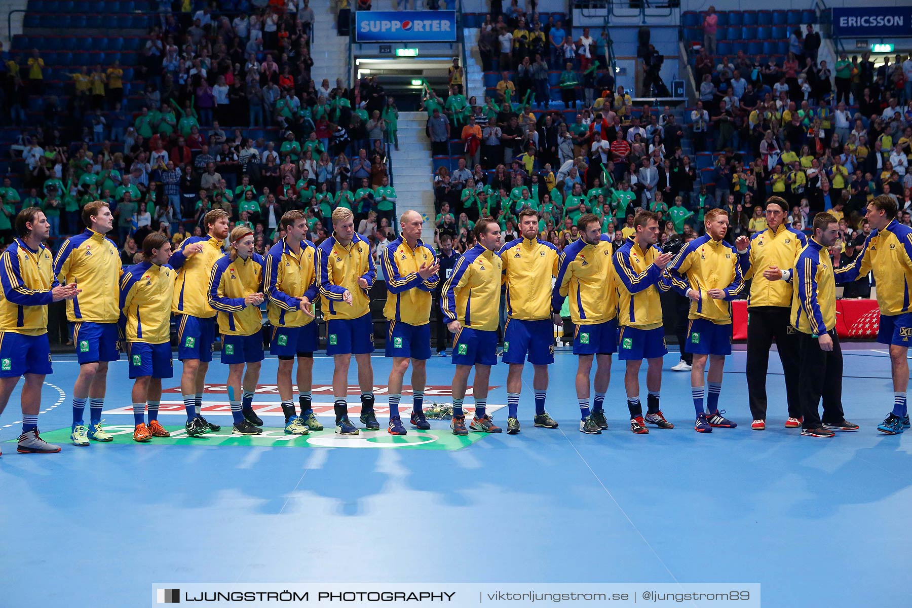 EM-kval Sverige-Slovakien 27-22,herr,Hovet,Stockholm,Sverige,Handboll,,2015,152009