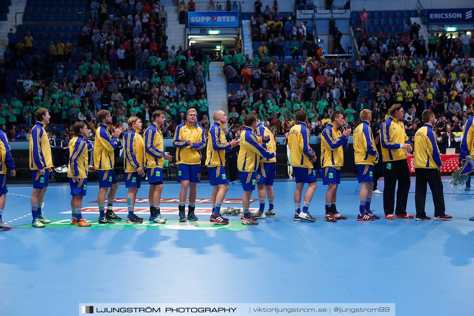 EM-kval Sverige-Slovakien 27-22,herr,Hovet,Stockholm,Sverige,Handboll,,2015,152016