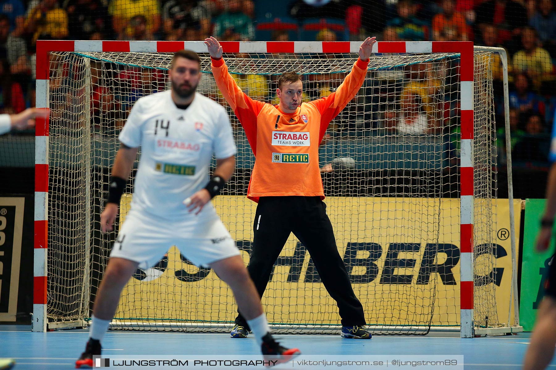 EM-kval Sverige-Slovakien 27-22,herr,Hovet,Stockholm,Sverige,Handboll,,2015,152033