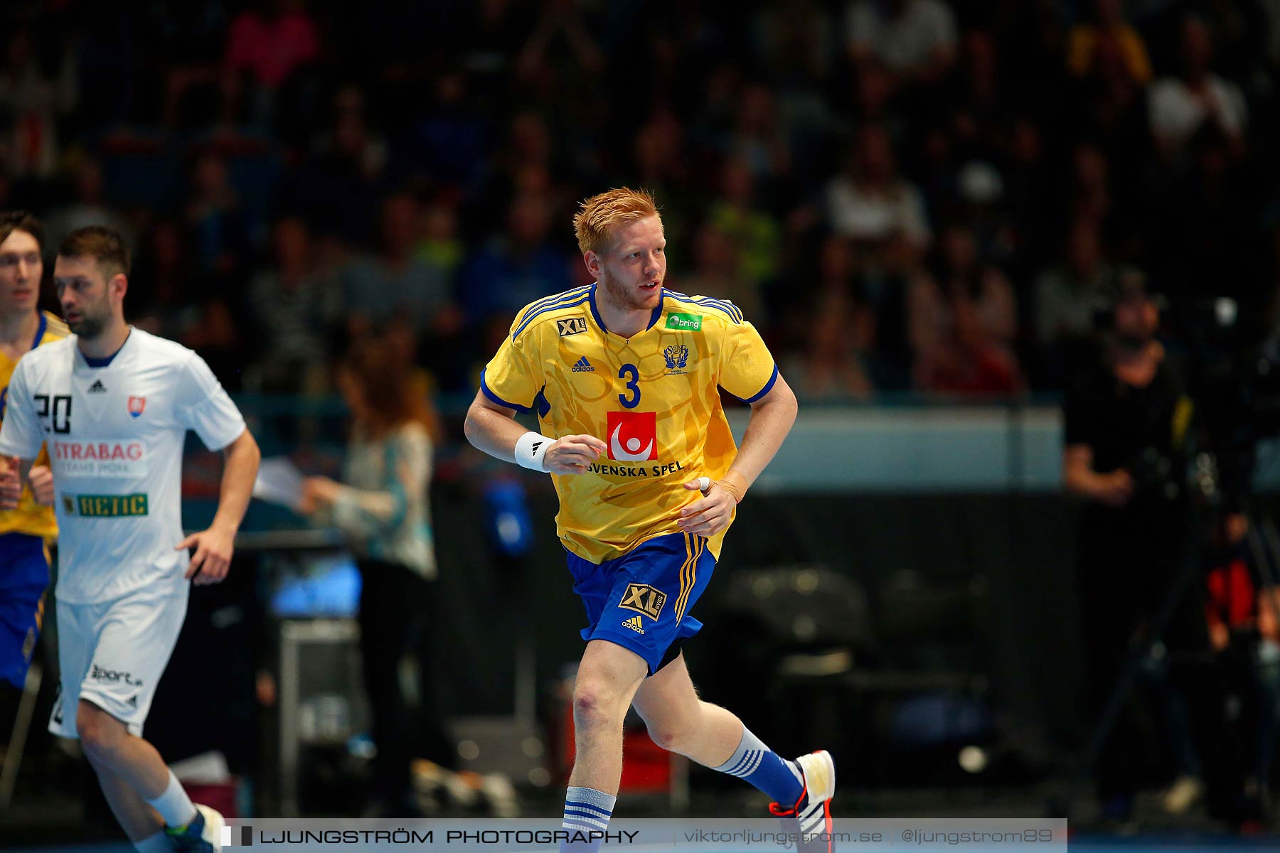 EM-kval Sverige-Slovakien 27-22,herr,Hovet,Stockholm,Sverige,Handboll,,2015,152034