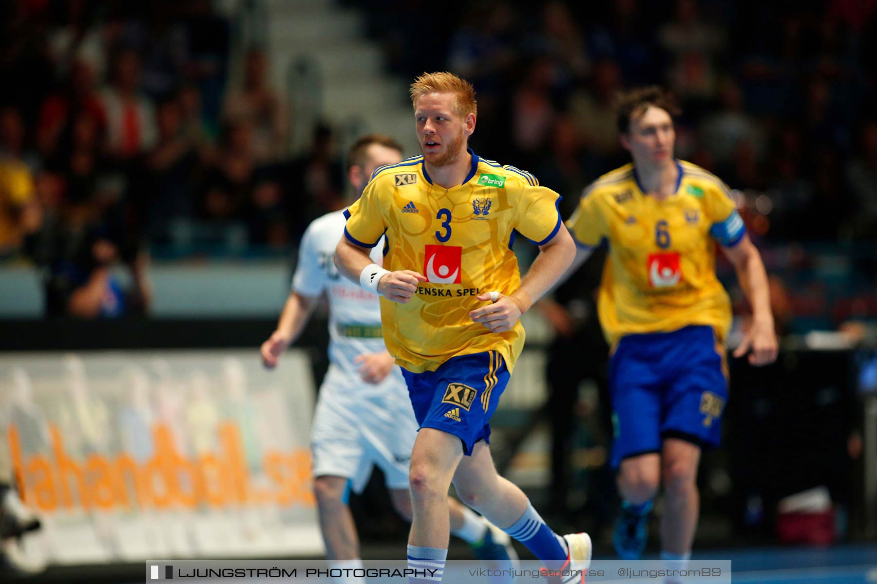 EM-kval Sverige-Slovakien 27-22,herr,Hovet,Stockholm,Sverige,Handboll,,2015,152038