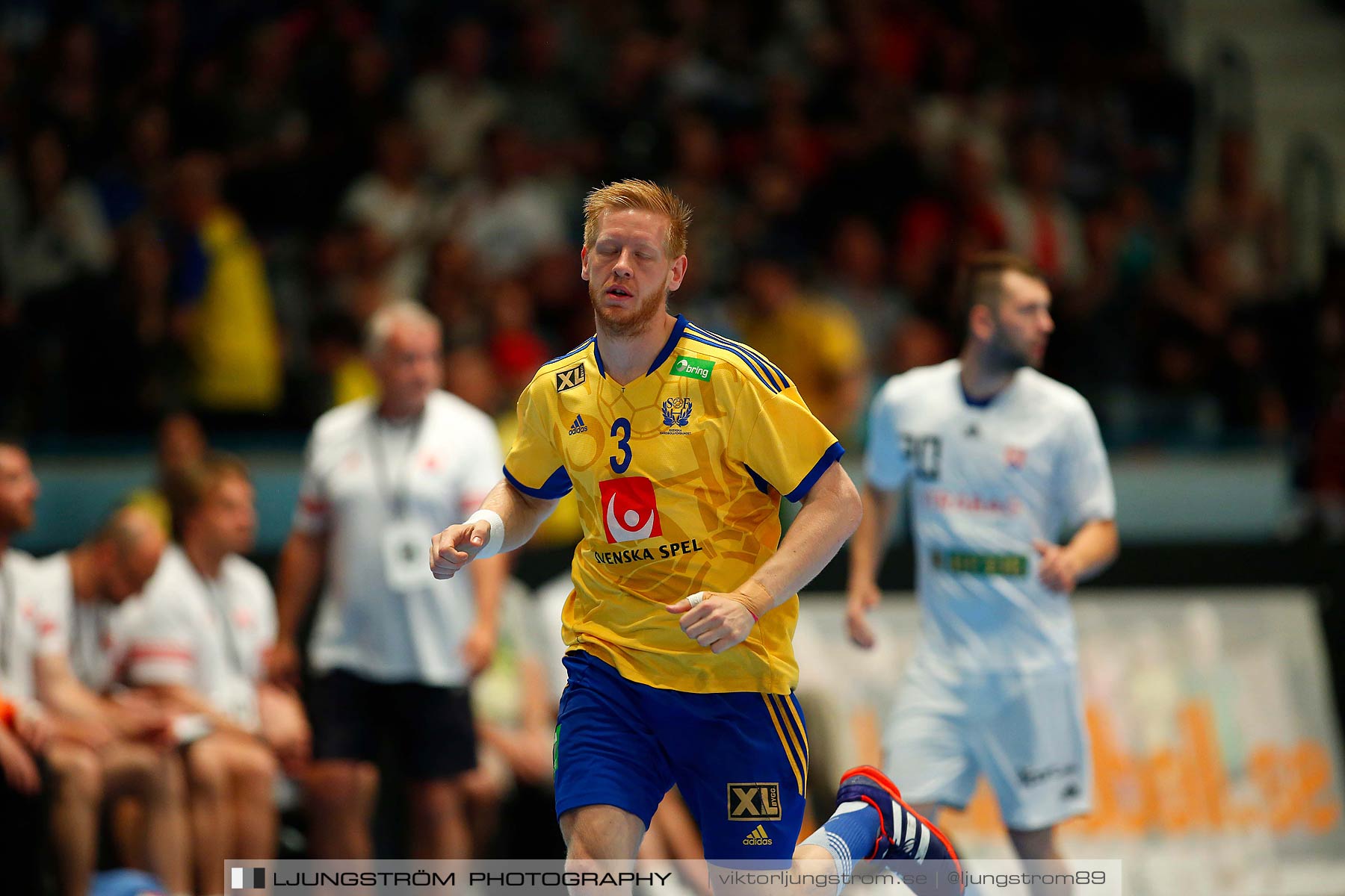 EM-kval Sverige-Slovakien 27-22,herr,Hovet,Stockholm,Sverige,Handboll,,2015,152041