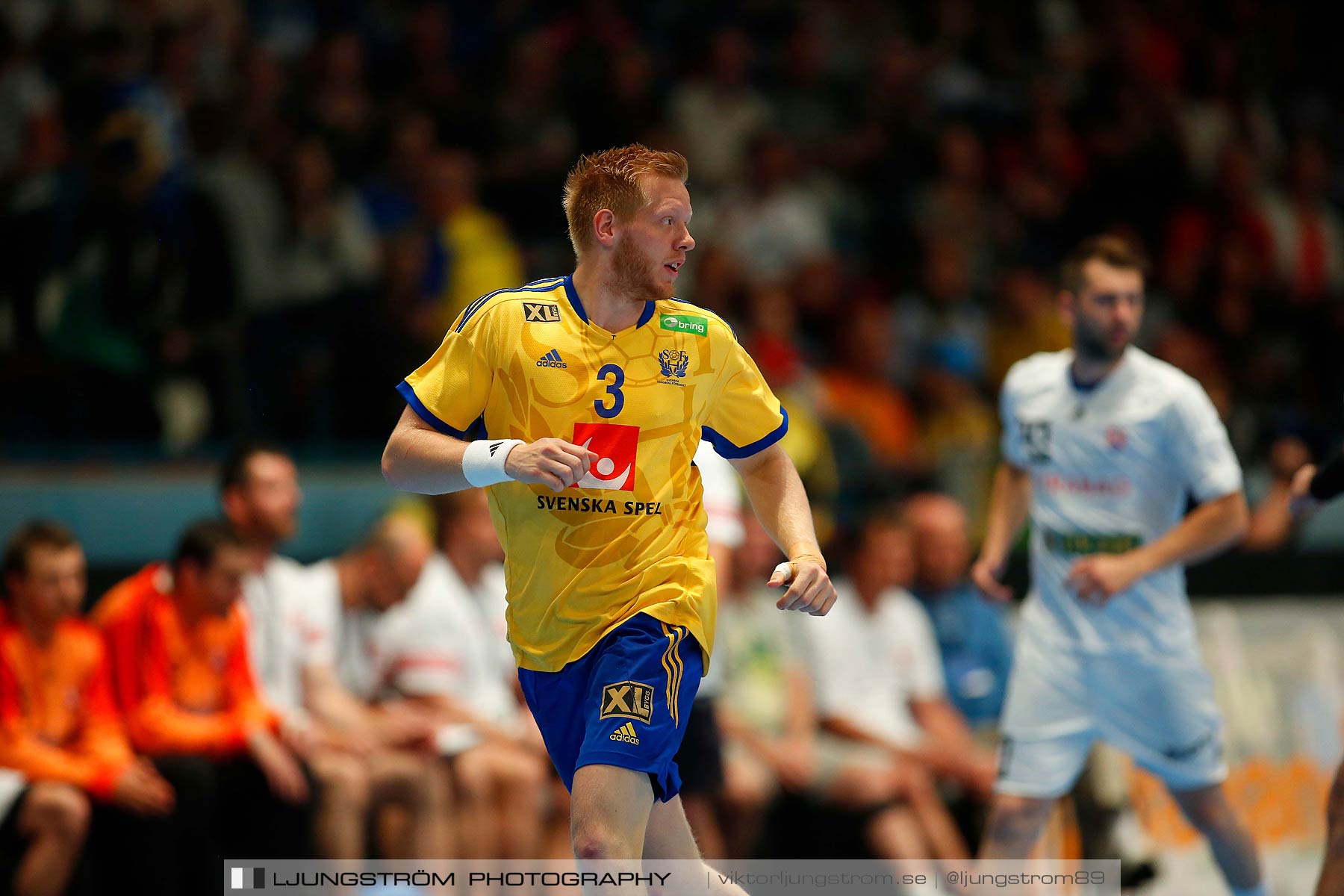 EM-kval Sverige-Slovakien 27-22,herr,Hovet,Stockholm,Sverige,Handboll,,2015,152042