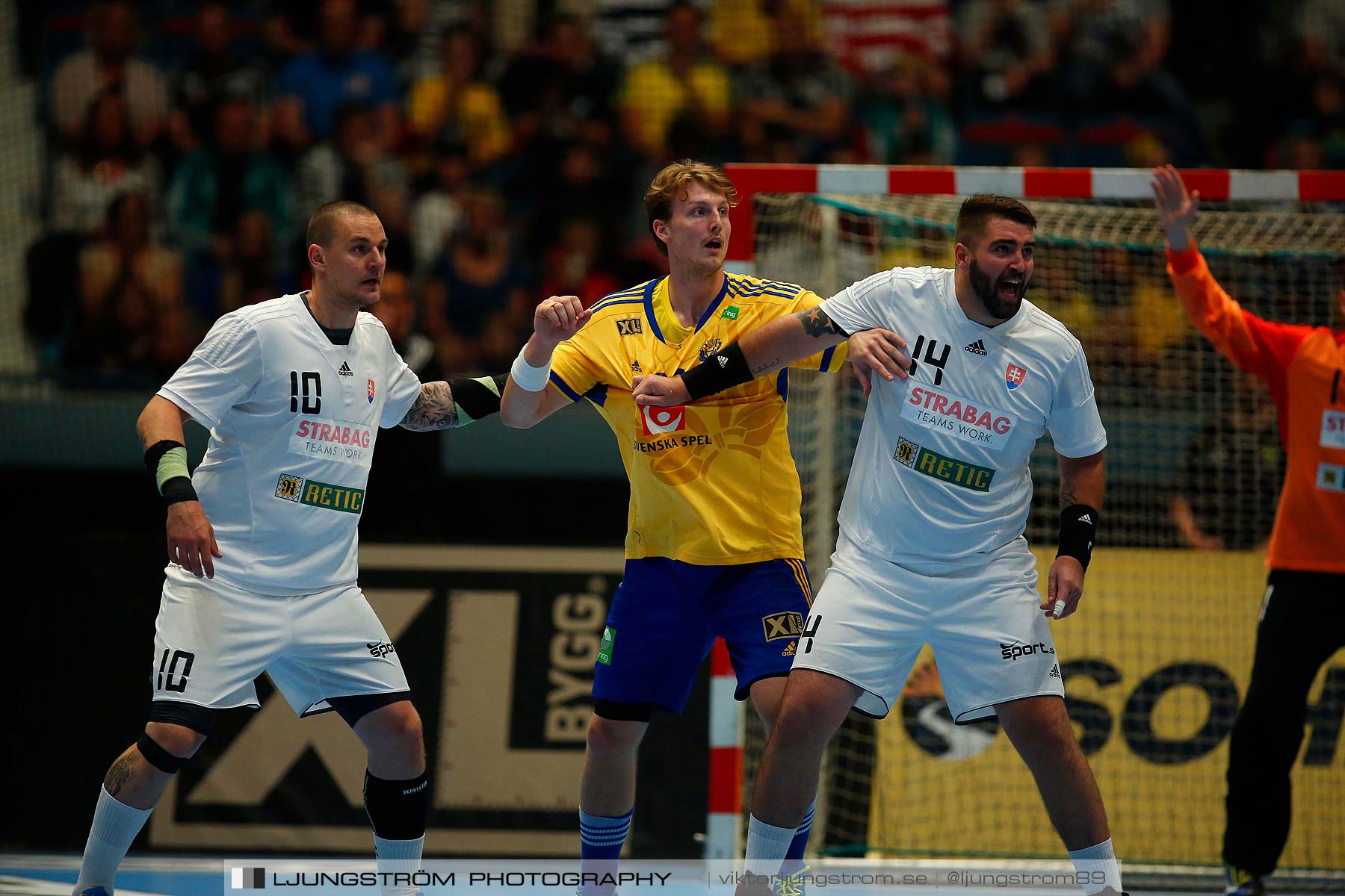 EM-kval Sverige-Slovakien 27-22,herr,Hovet,Stockholm,Sverige,Handboll,,2015,152047