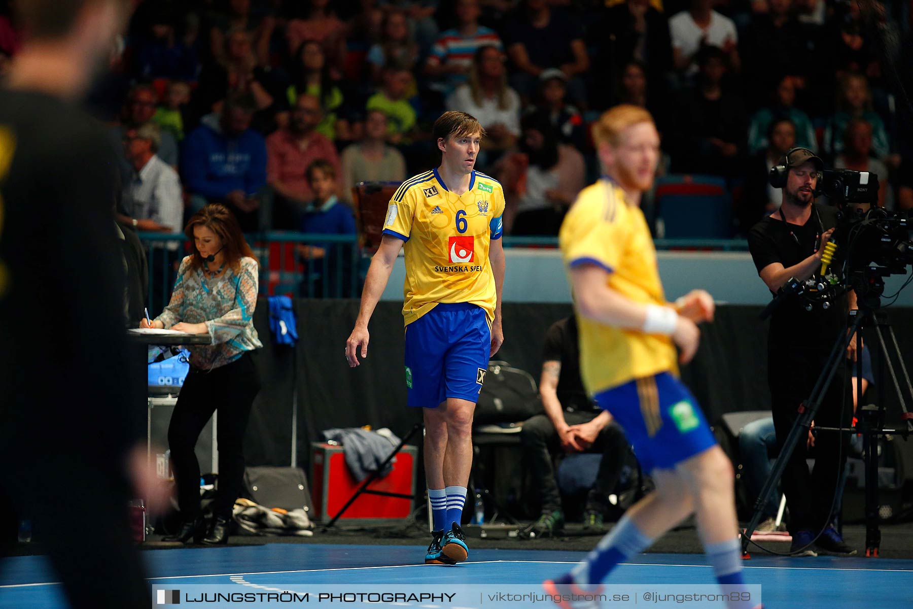 EM-kval Sverige-Slovakien 27-22,herr,Hovet,Stockholm,Sverige,Handboll,,2015,152064