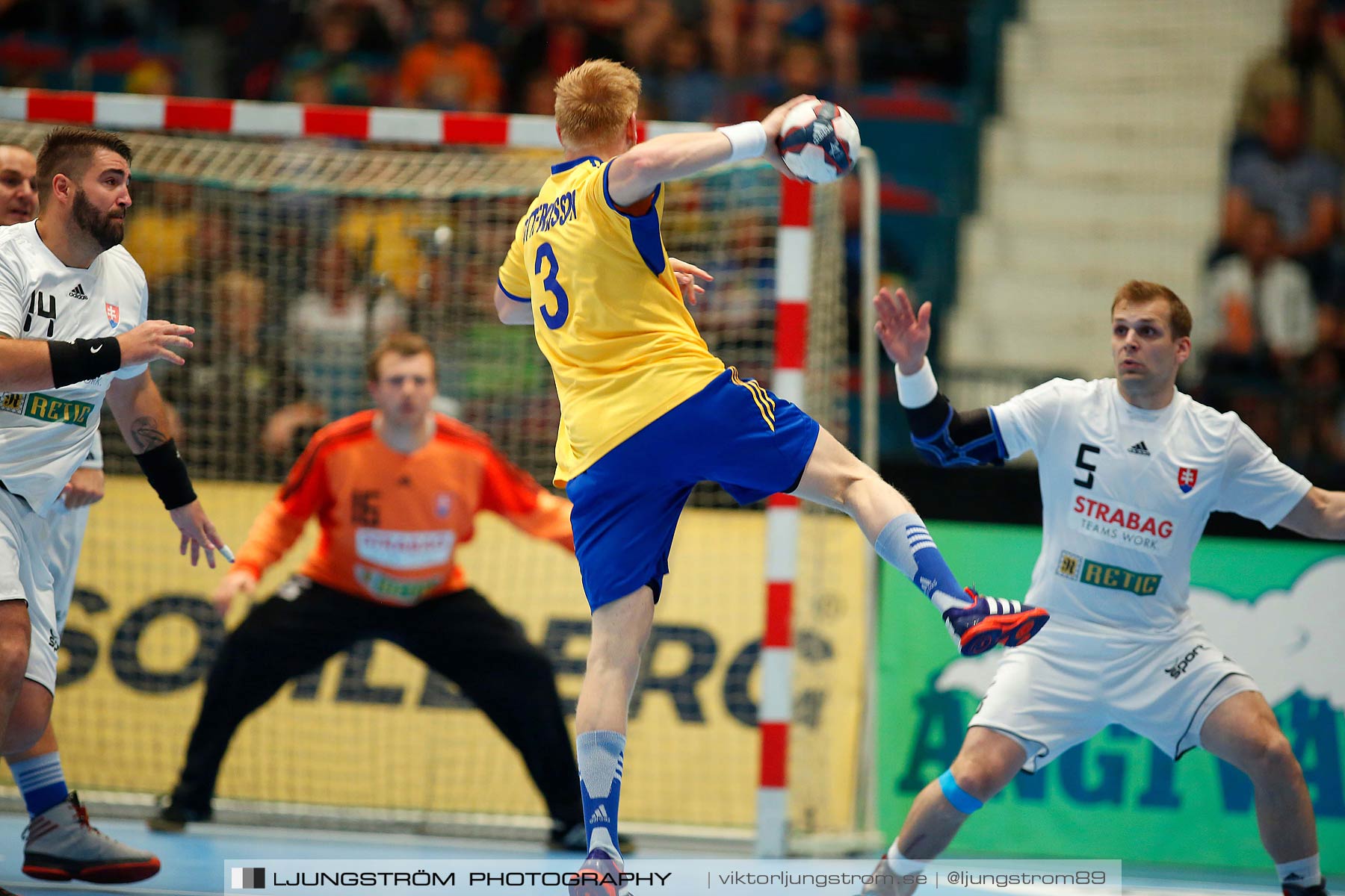 EM-kval Sverige-Slovakien 27-22,herr,Hovet,Stockholm,Sverige,Handboll,,2015,152069