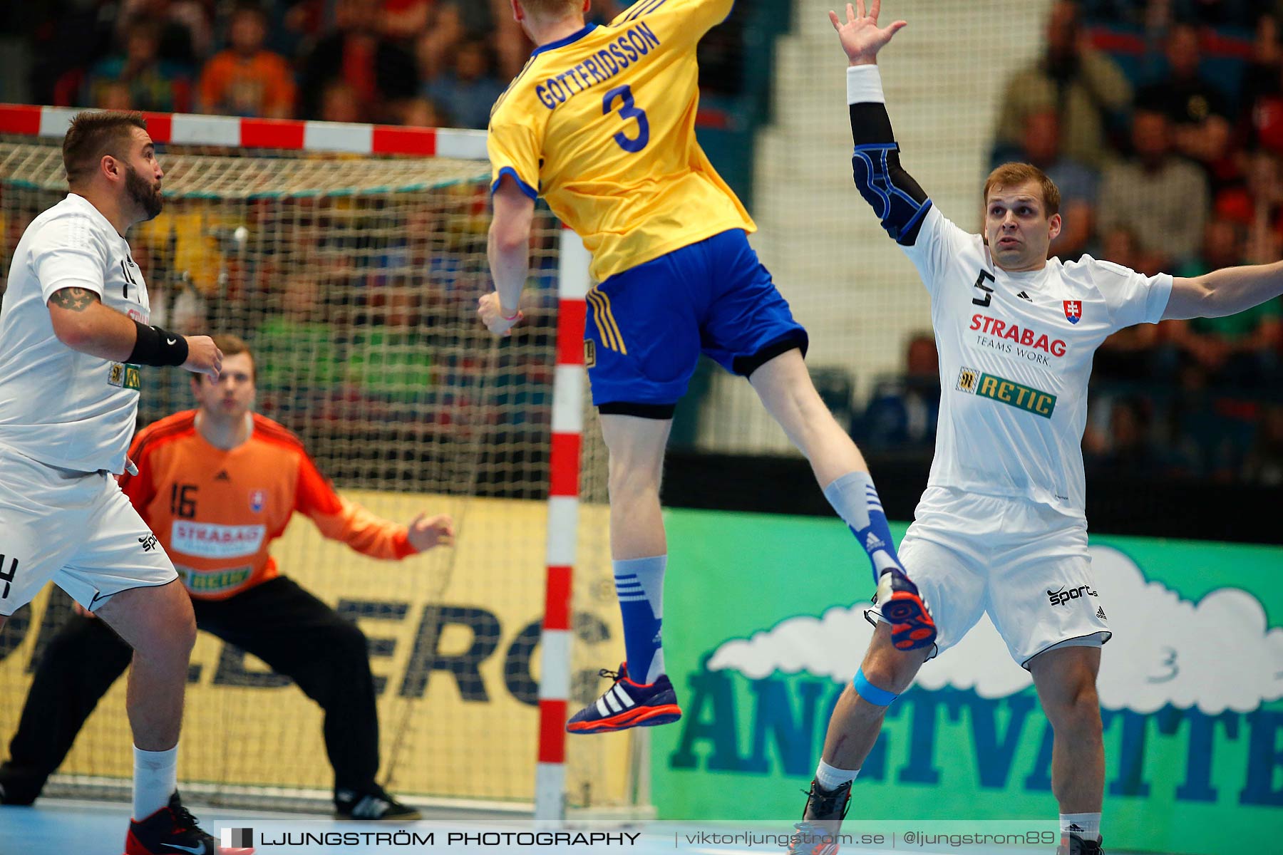 EM-kval Sverige-Slovakien 27-22,herr,Hovet,Stockholm,Sverige,Handboll,,2015,152070