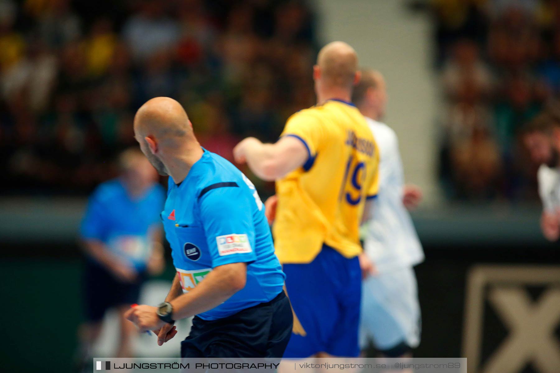 EM-kval Sverige-Slovakien 27-22,herr,Hovet,Stockholm,Sverige,Handboll,,2015,152082