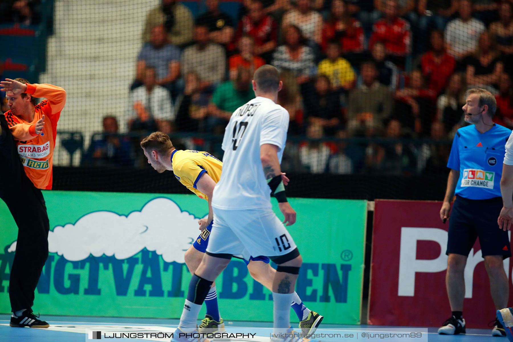 EM-kval Sverige-Slovakien 27-22,herr,Hovet,Stockholm,Sverige,Handboll,,2015,152091