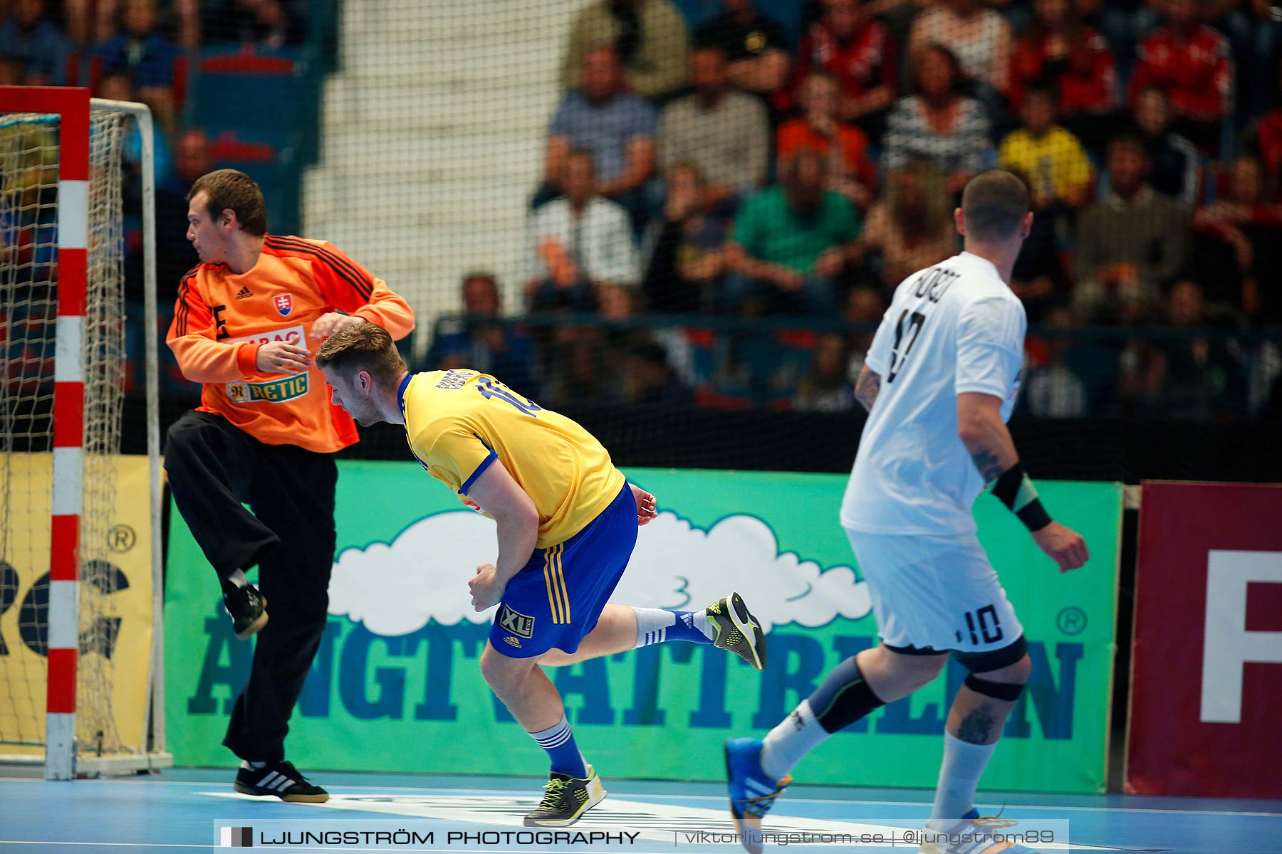 EM-kval Sverige-Slovakien 27-22,herr,Hovet,Stockholm,Sverige,Handboll,,2015,152092