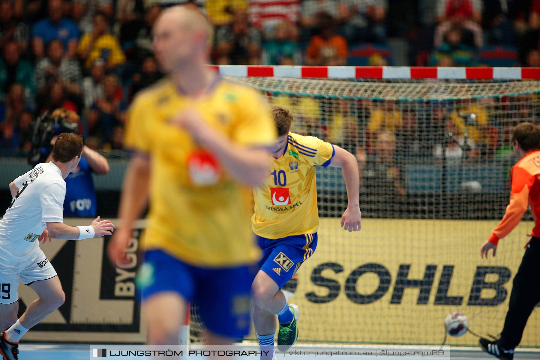 EM-kval Sverige-Slovakien 27-22,herr,Hovet,Stockholm,Sverige,Handboll,,2015,152093