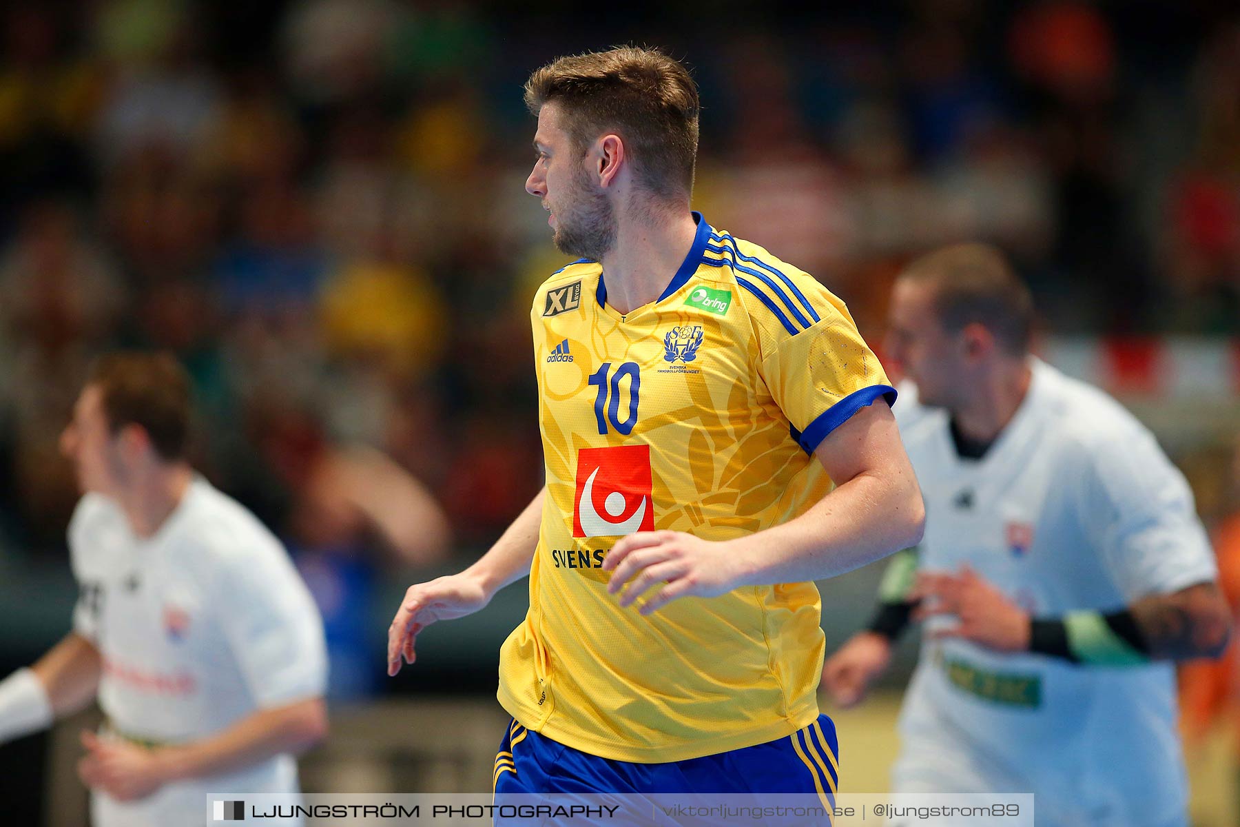 EM-kval Sverige-Slovakien 27-22,herr,Hovet,Stockholm,Sverige,Handboll,,2015,152103