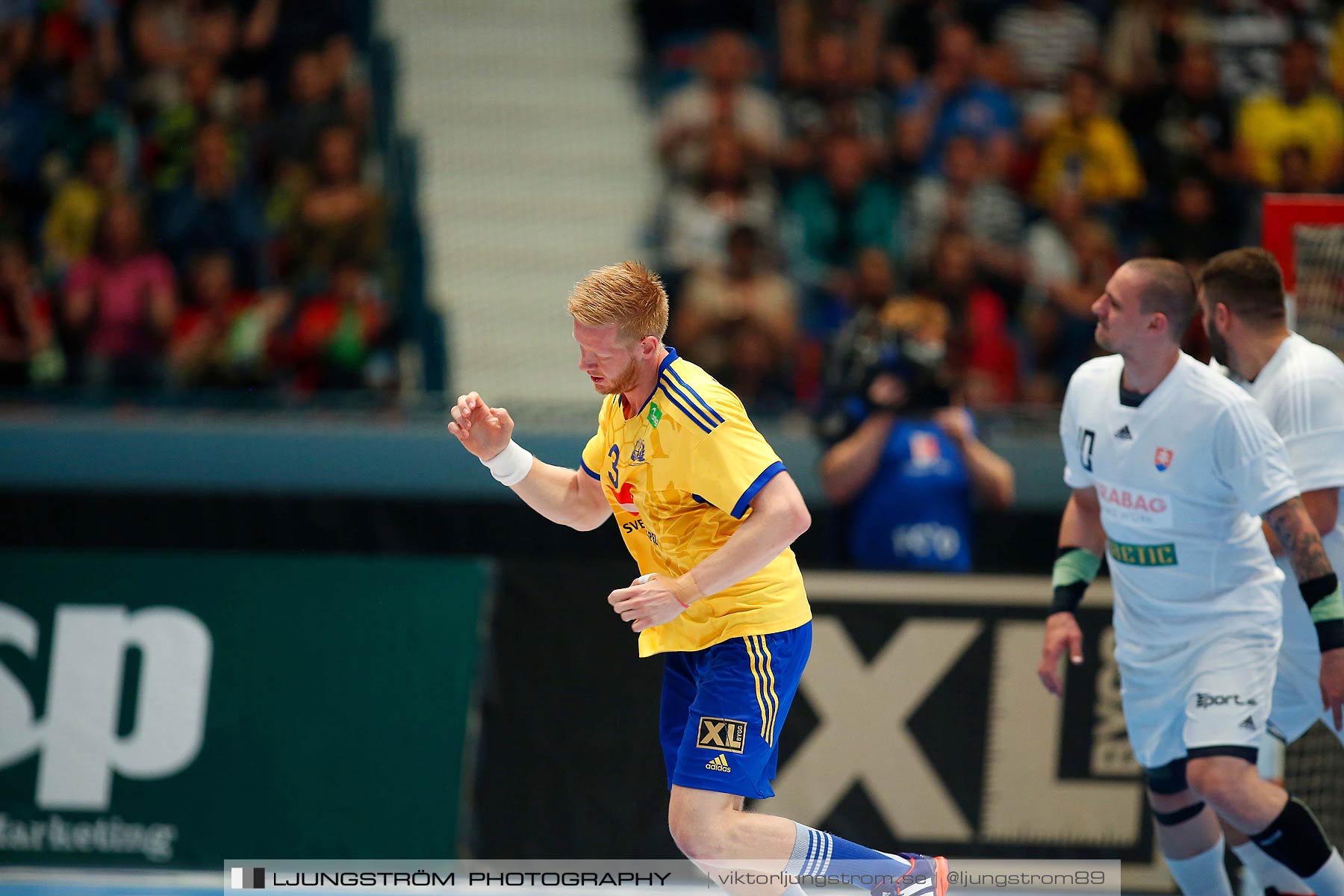 EM-kval Sverige-Slovakien 27-22,herr,Hovet,Stockholm,Sverige,Handboll,,2015,152105