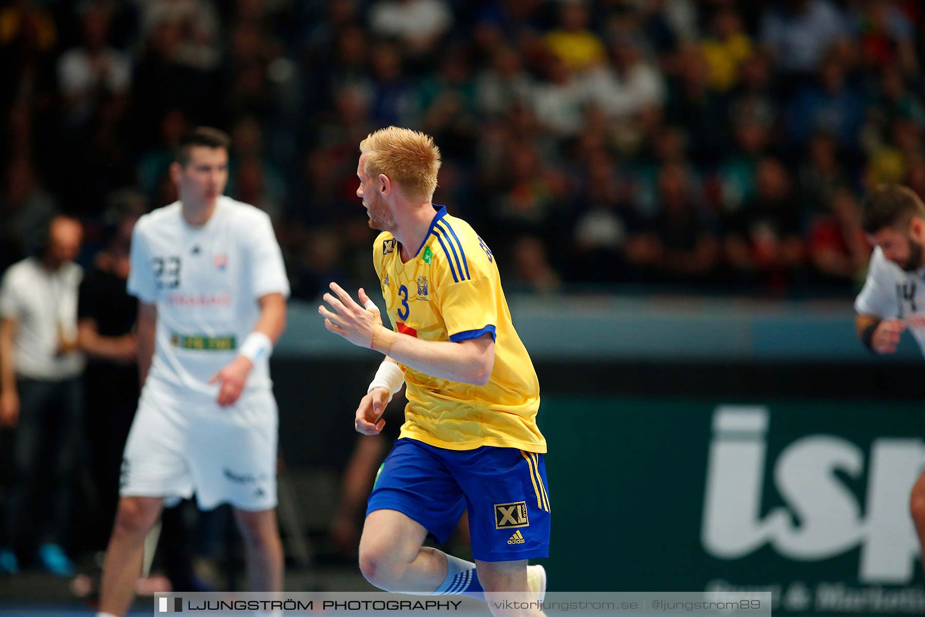 EM-kval Sverige-Slovakien 27-22,herr,Hovet,Stockholm,Sverige,Handboll,,2015,152111